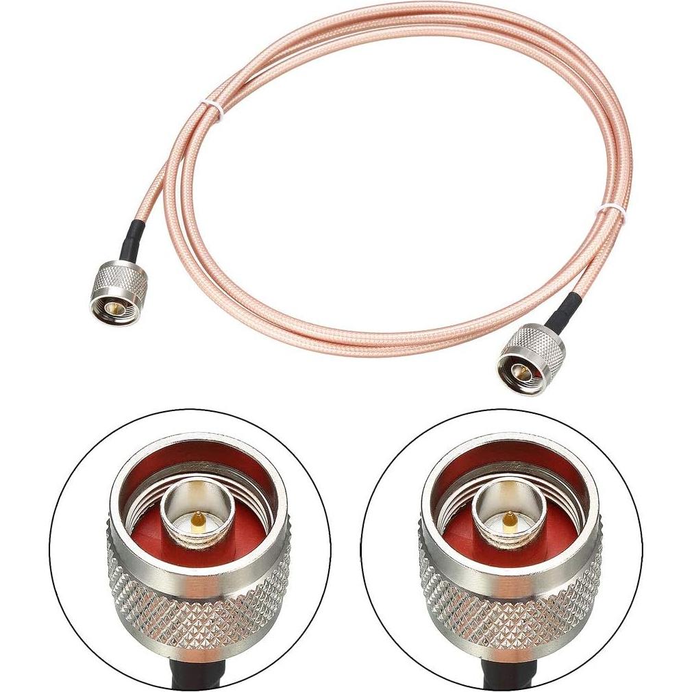 Cable Coaxial RF uxcell RG-142 N Macho a N Macho 183cm