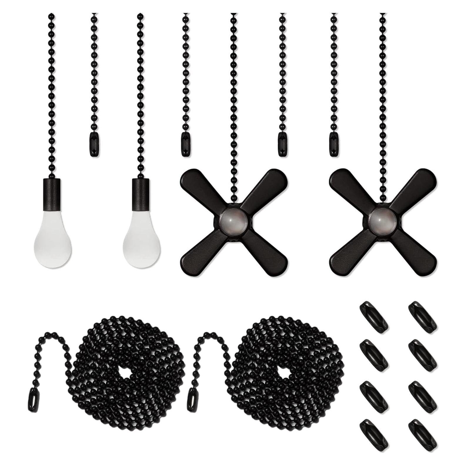 Juego de Cadenas de Tirar para Ventilador ELFCAB 4 Piezas