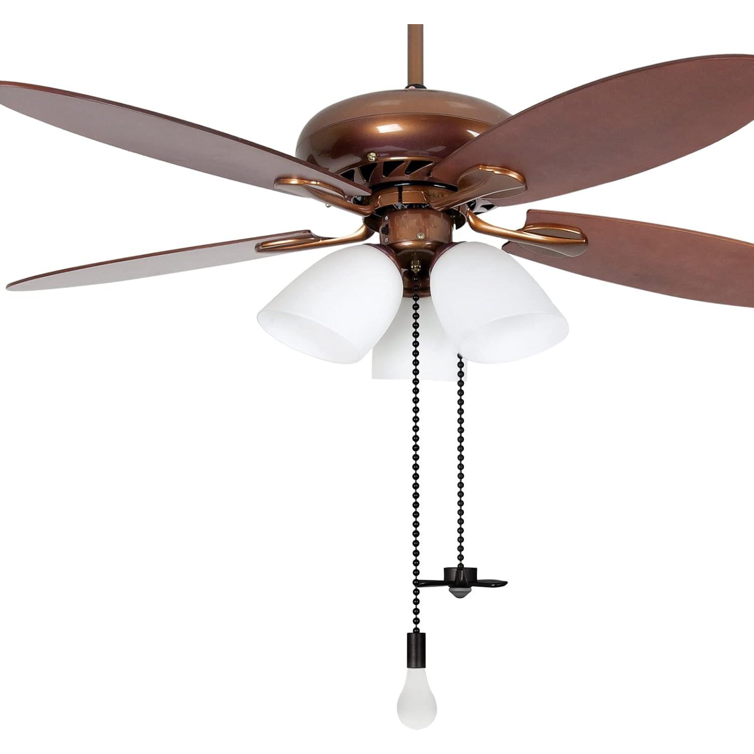 Juego de Cadenas de Tirar para Ventilador ELFCAB 4 Piezas