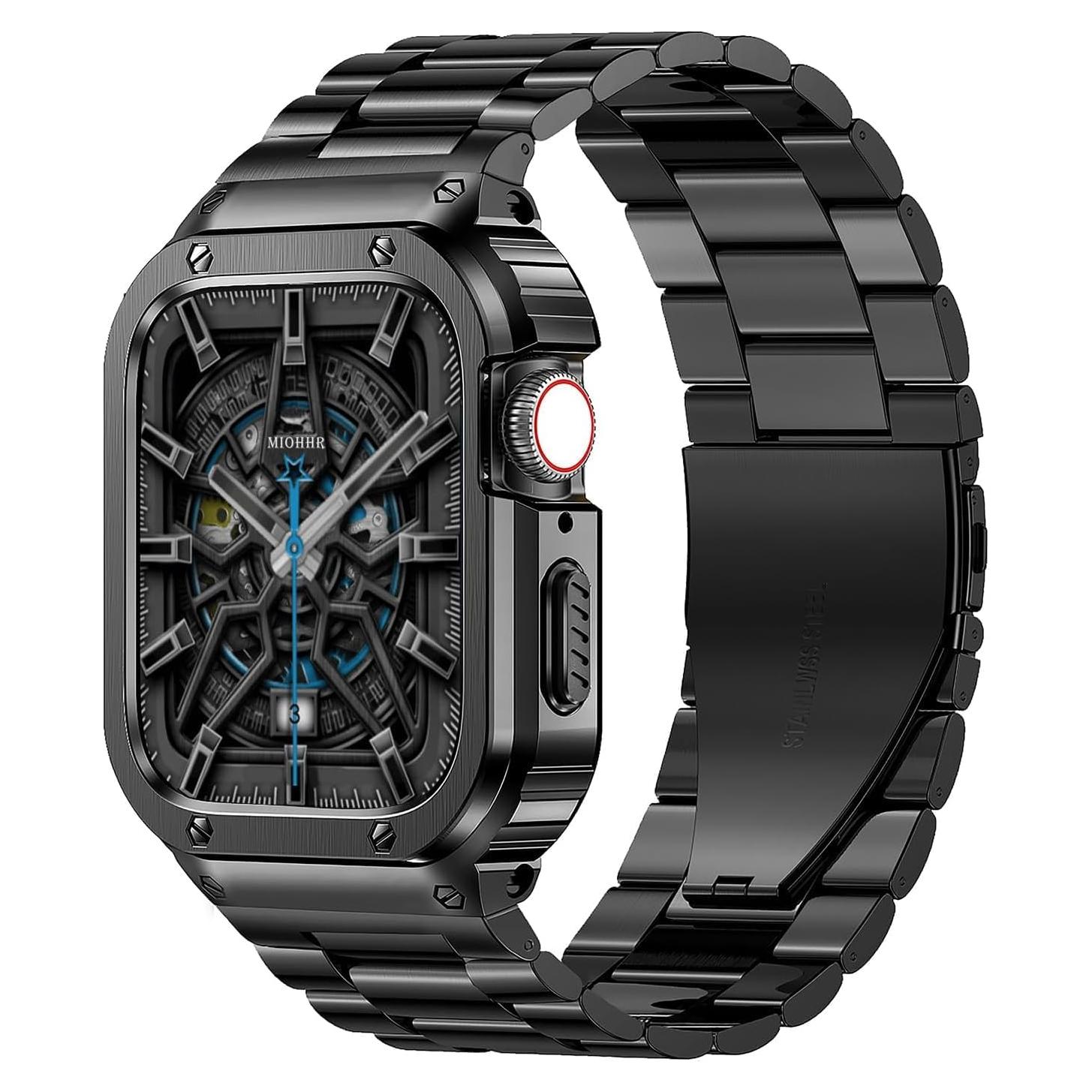 Banda y Caja de Acero Inoxidable MioHHR para Apple Watch 42mm