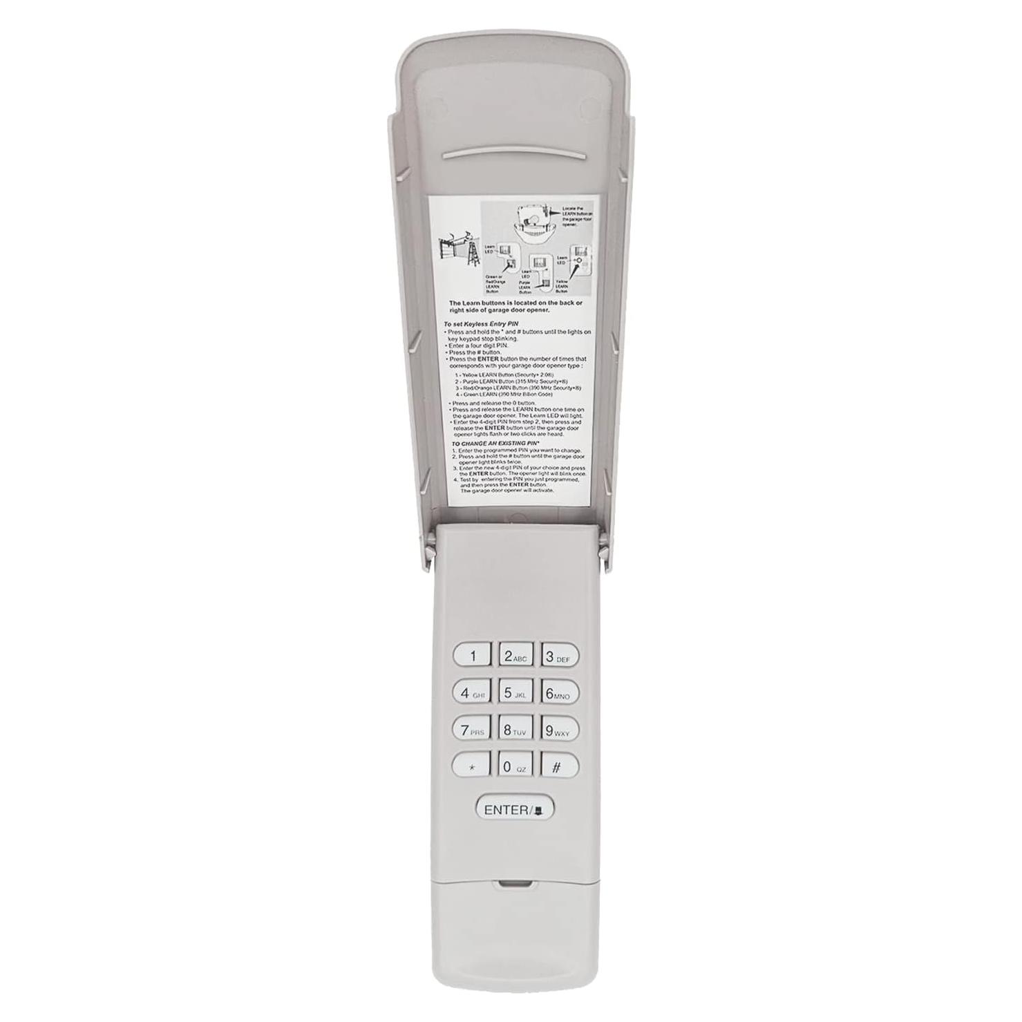 Teclado Inalámbrico para Puerta de Garaje ATEEfaee G940EV-P2