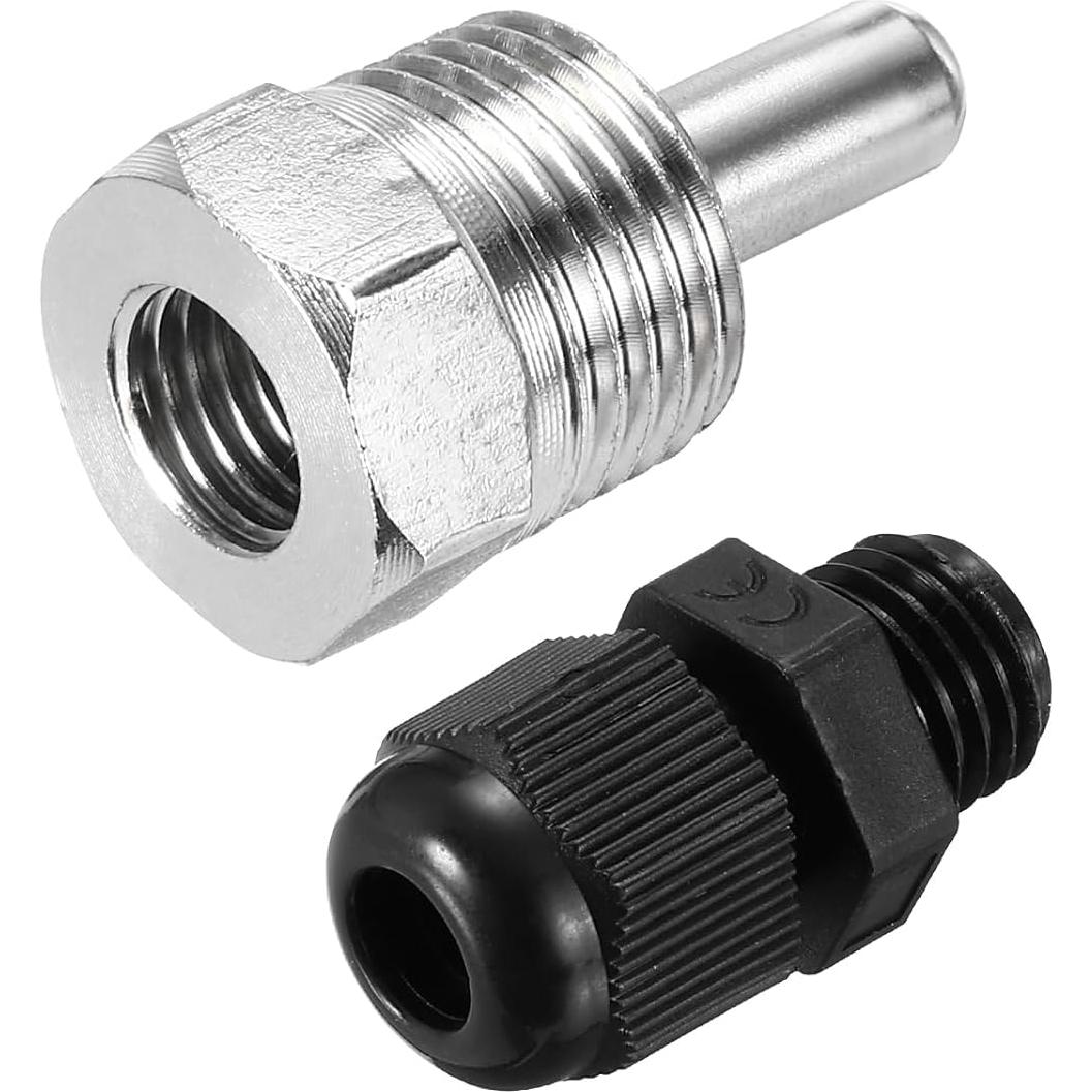 Termopar Sin Soldadura uxcell G1/2 Acero Inoxidable 30mm Negro