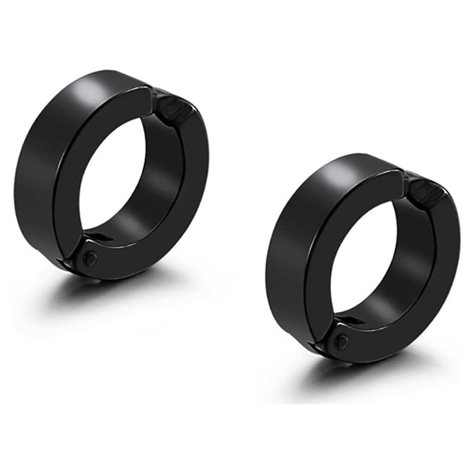 Pendientes de Clip No Perforantes YZstyle Acero Inoxidable 3 Pares