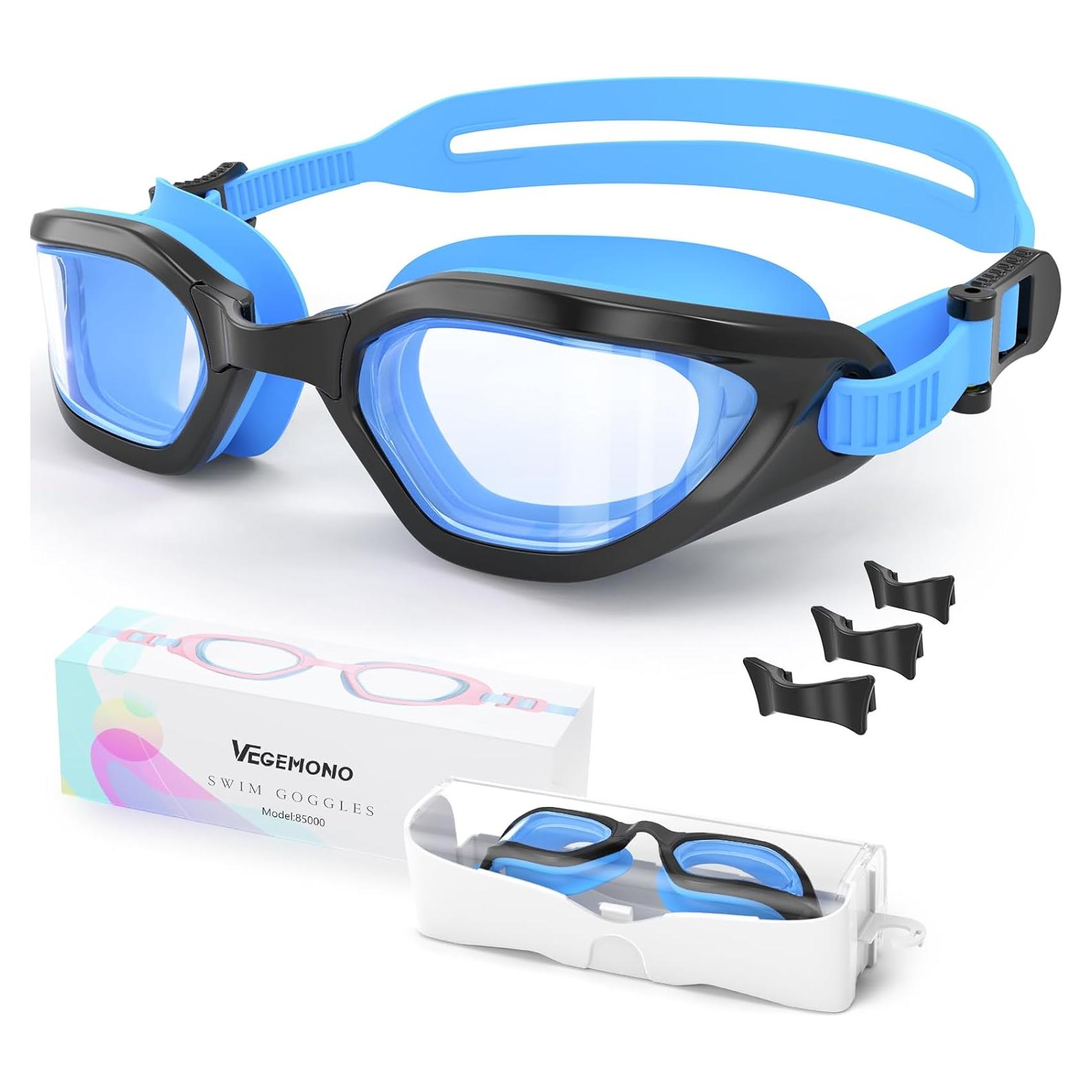 Gafas de natación para niños 6-14 años - Silicona suave, anti-vaho
