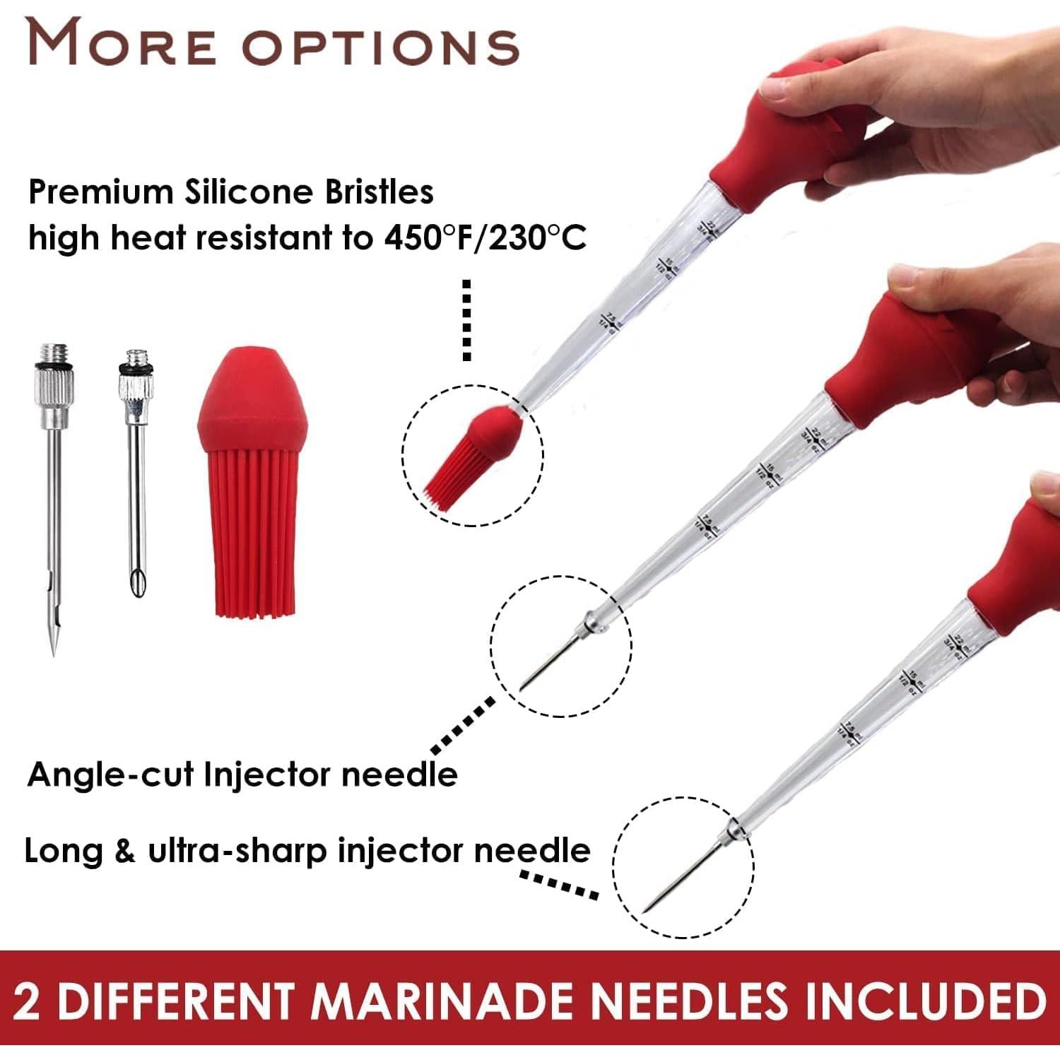 Jeringa para Bastear KAYCROWN con Agujas y Brocha de Silicona