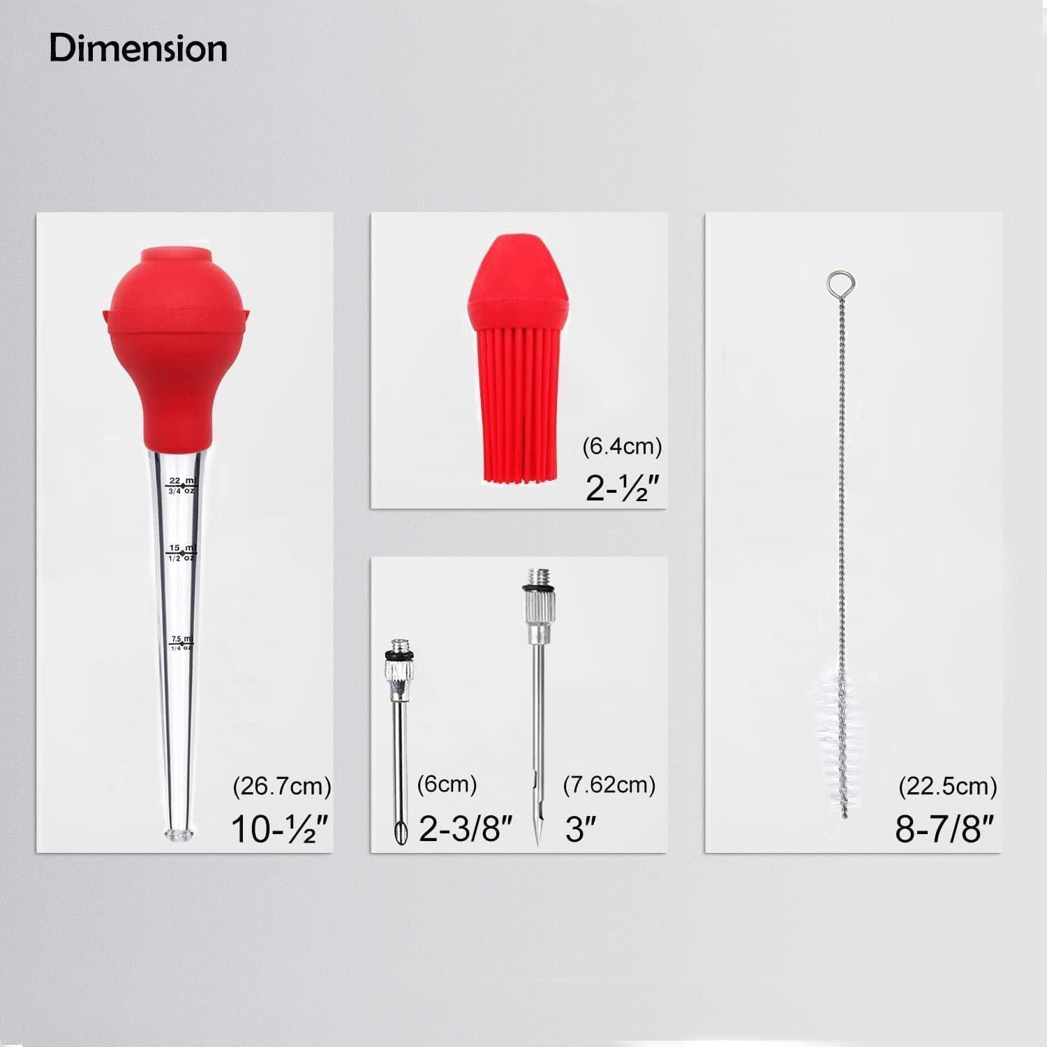 Jeringa para Bastear KAYCROWN con Agujas y Brocha de Silicona