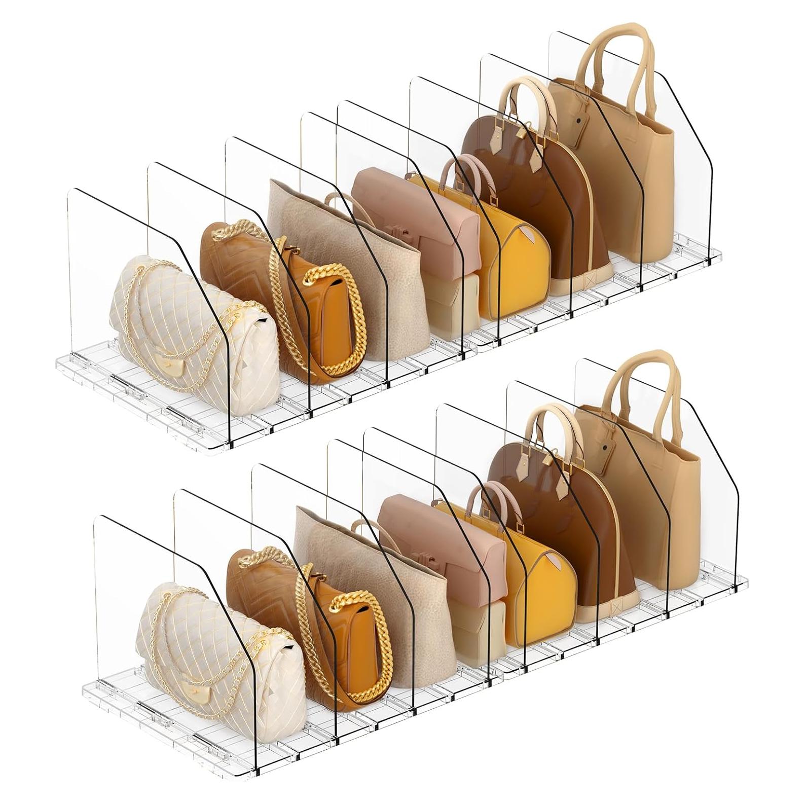 Organizador de Bolsos GotSpace Transparente Ajustable 2-Pack