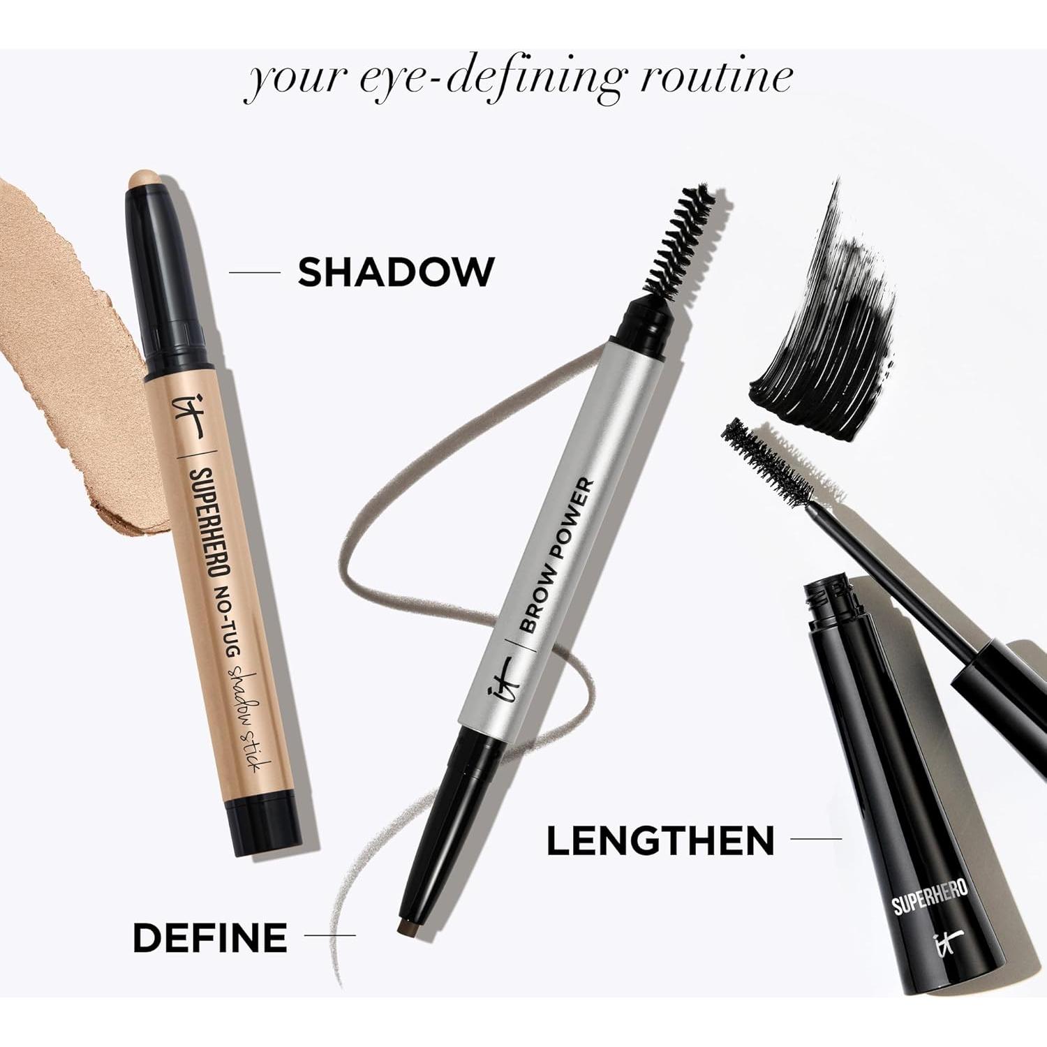 Lápiz de Cejas IT Cosmetics Brow Power - Rubio Universal - Resistente al Agua