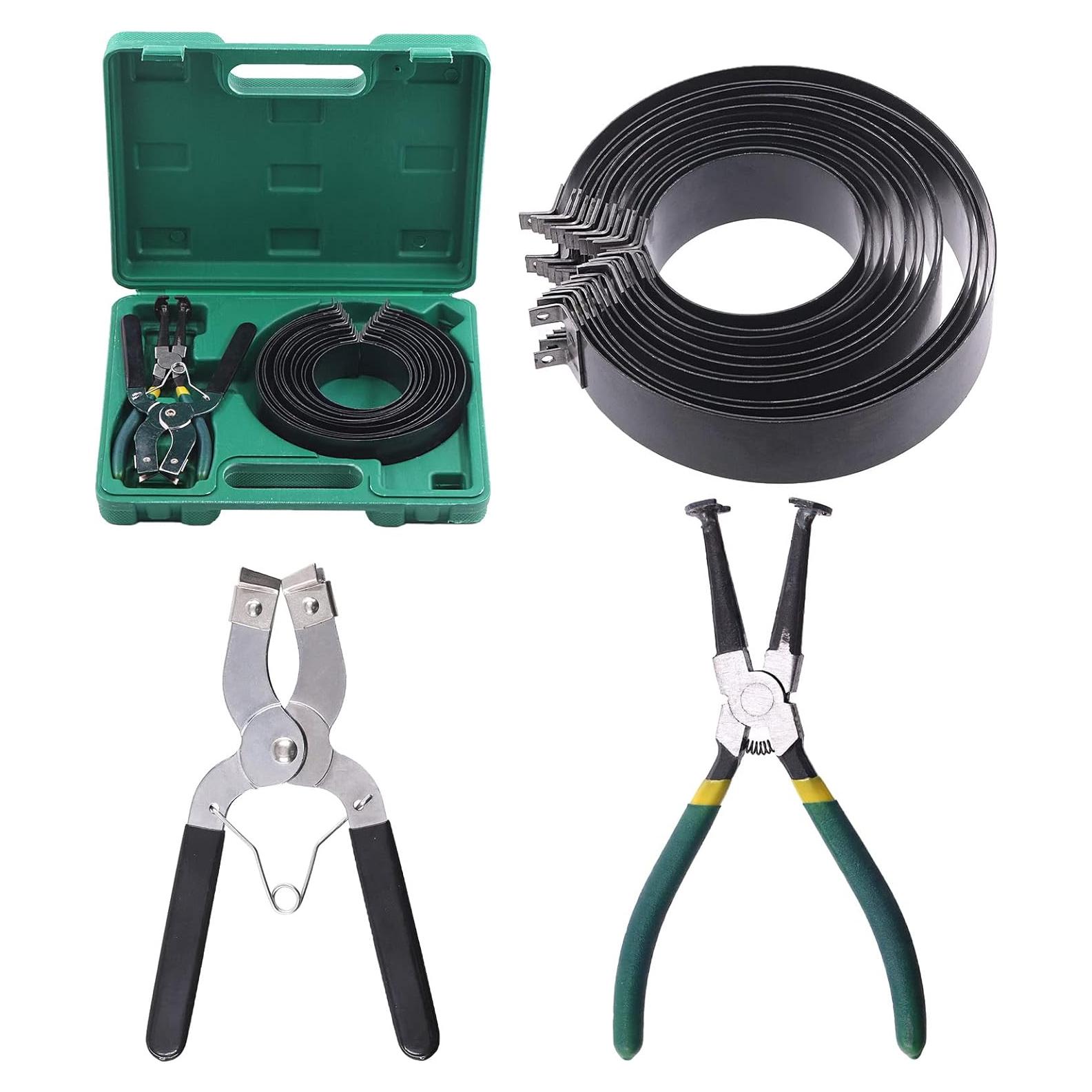 Swpeet Kit 17Pcs Alicates y Anillos de Pistón para Motor