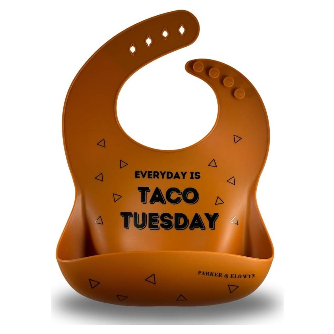 Babero de Silicona Parker & Elowyn Unisex con Captador de Comida