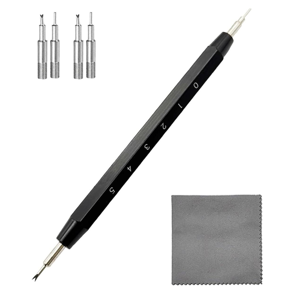 Kit de Herramientas para Reloj TICFROG - Acero Inoxidable, Regla Integrada