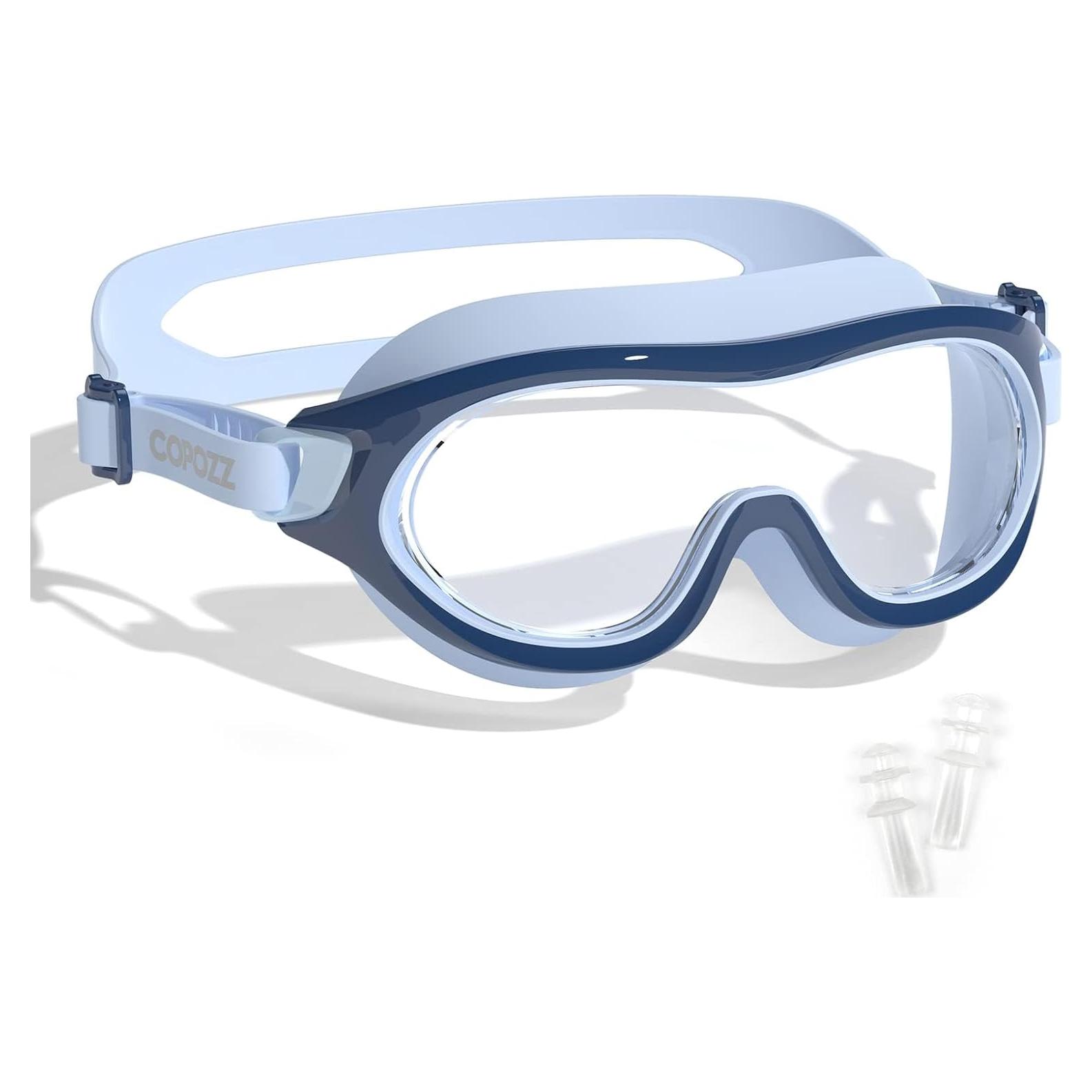 Gafas de Natación COPOZZ para Niños 6-14 Años Antiempañante UV