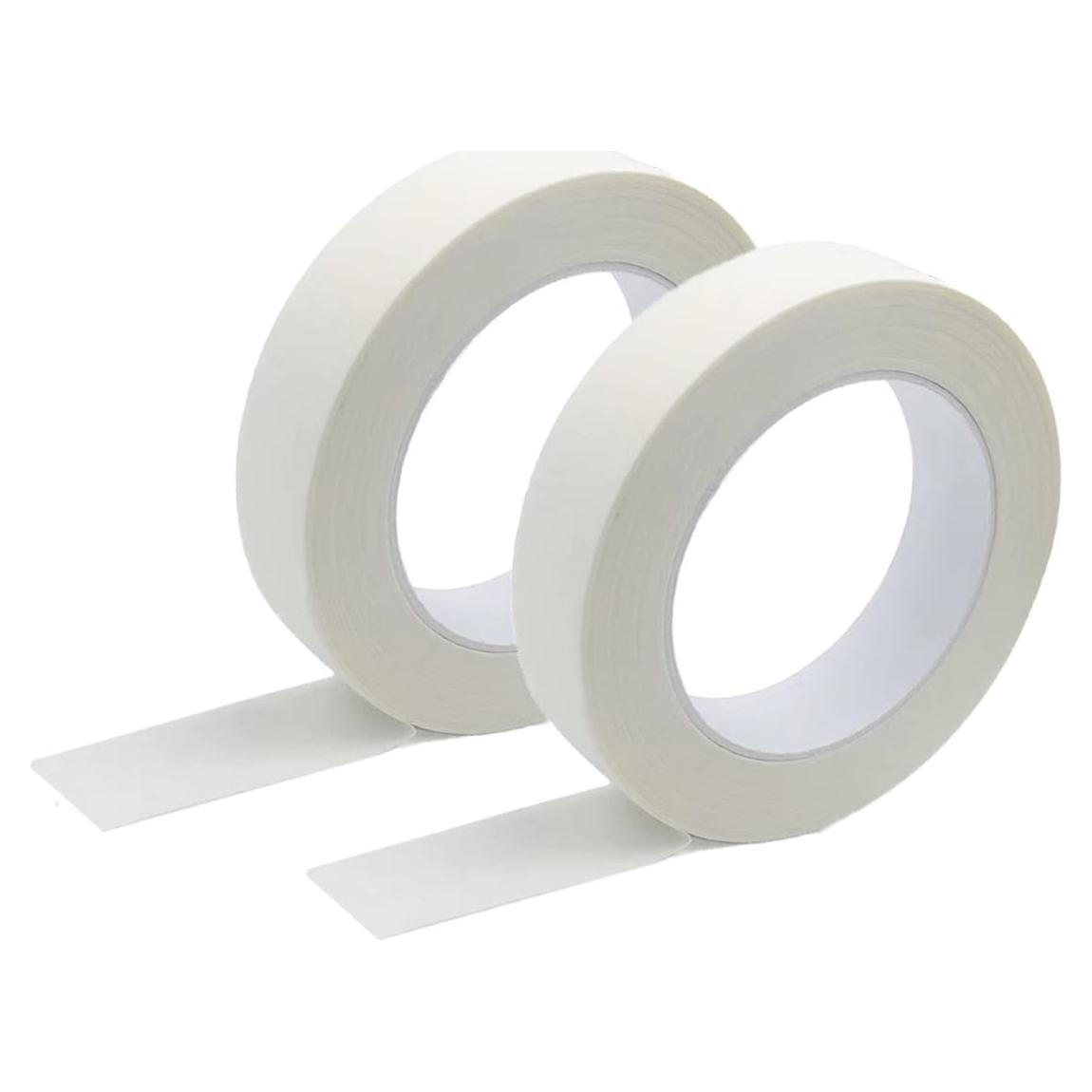 Cinta de Enmascarar Beige 2 Rollos 2.54 cm x 50 m Zellykool