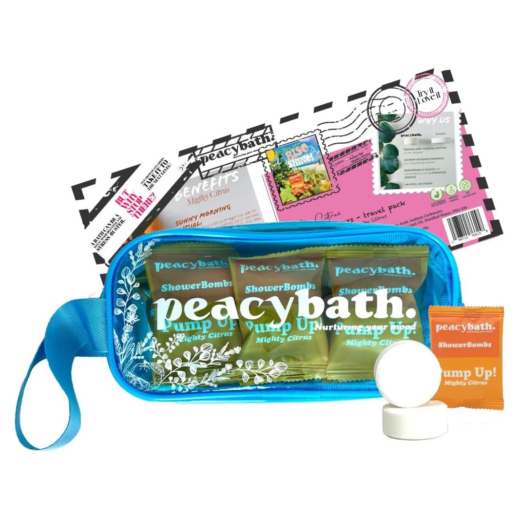 Bombas de Ducha Aromaterapia PeacyBath - Set de 6 Cítricos