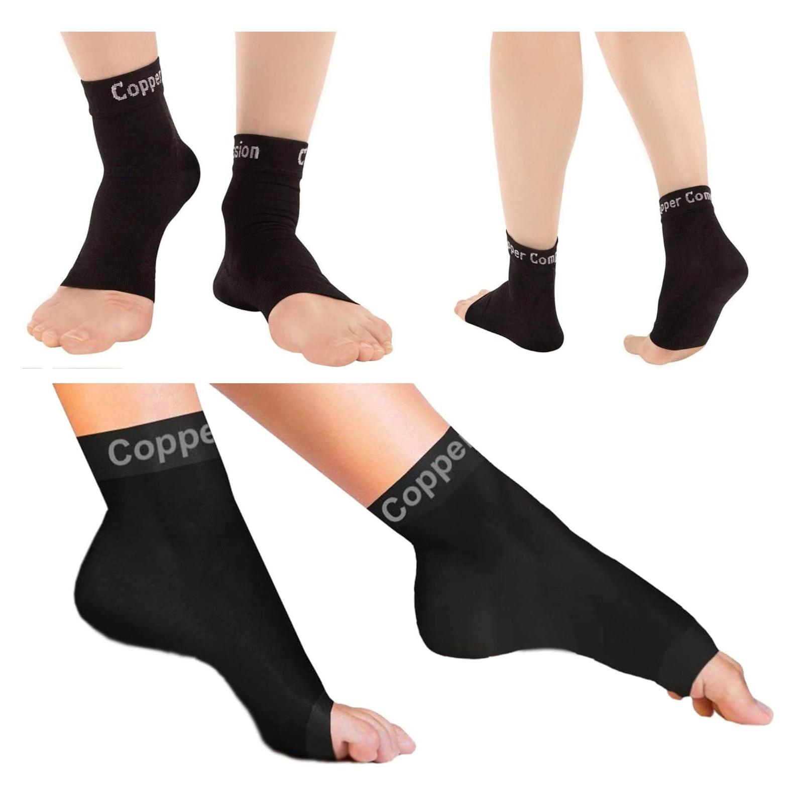 Mangas de Compresión de Cobre Copper Compression - 1 Par Mediano