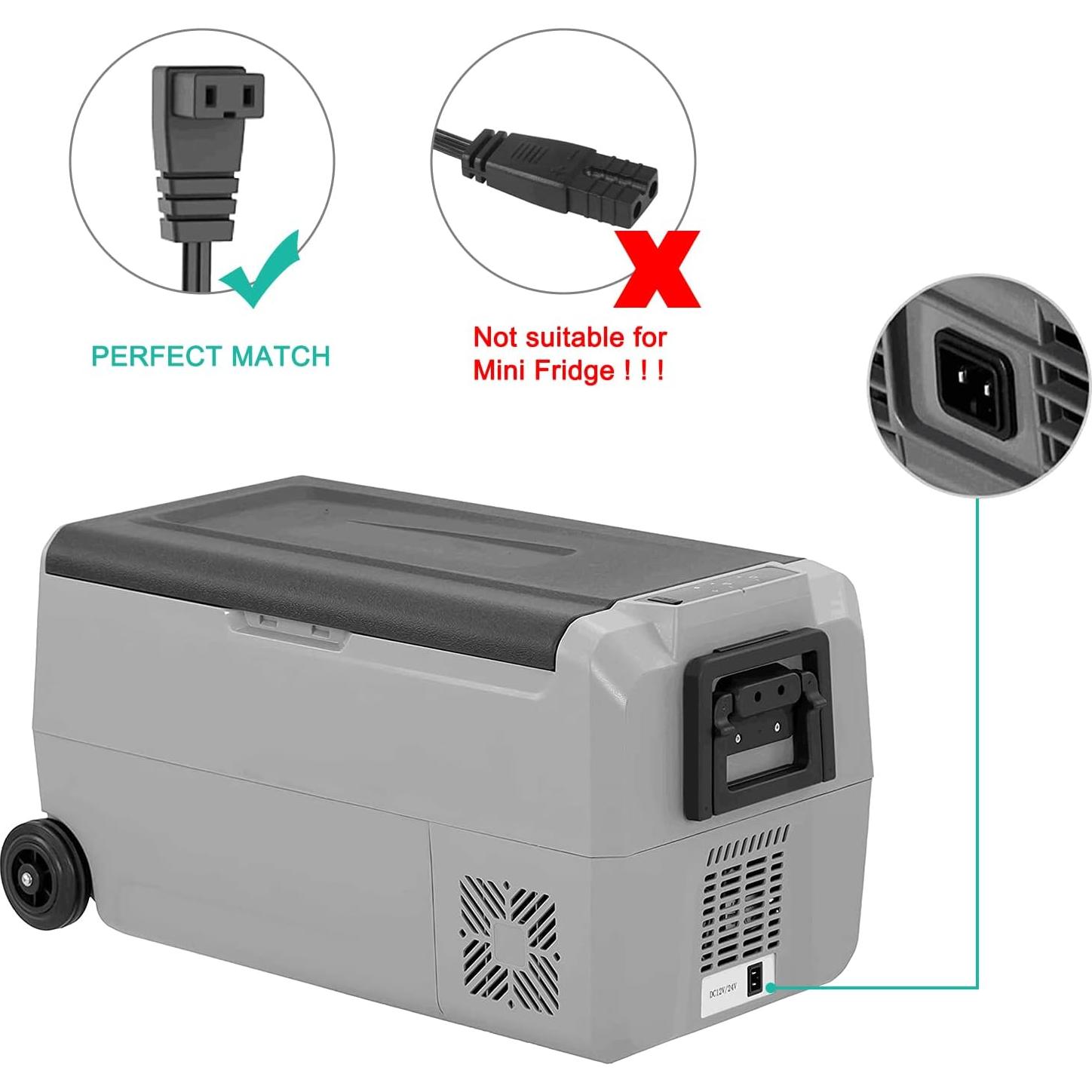 Cable de alimentación 12V HKY para refrigeradores portátiles