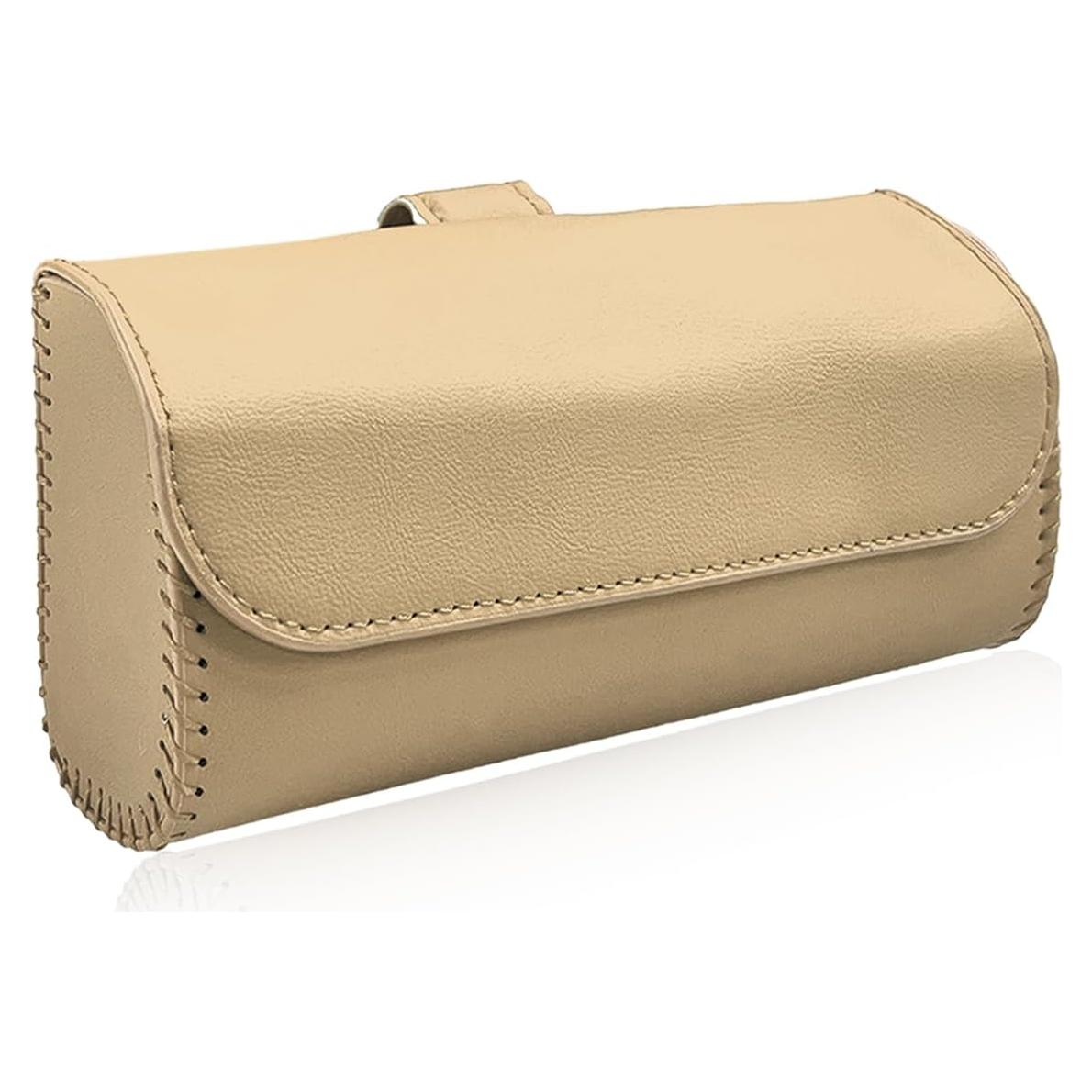 Soporte de Gafas de Sol MUQIDA para Visera de Coche - Beige