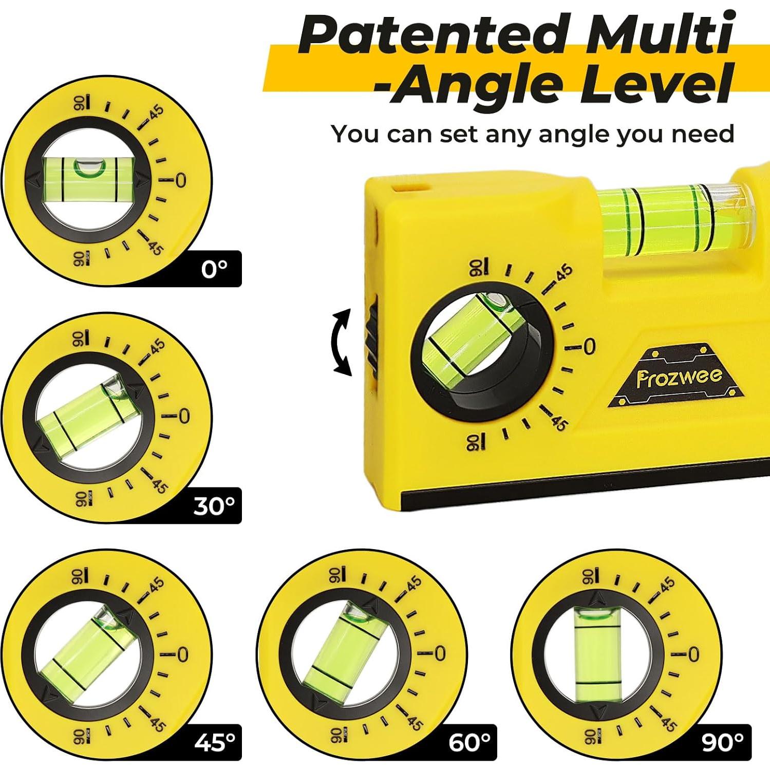 Nivel de Doblado de Conductos Magnético Prozwee 10.5x5.5cm