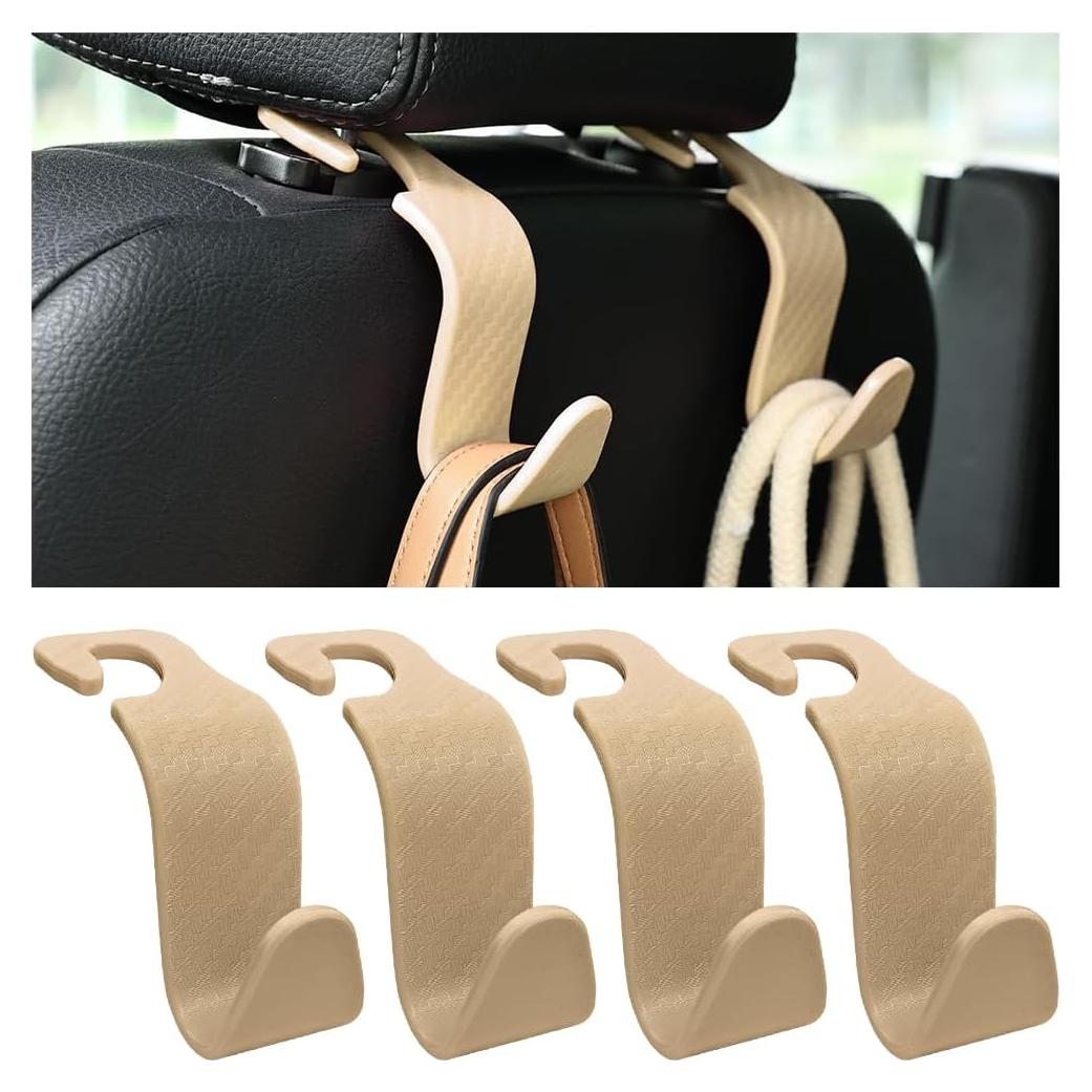 Ganchos para Reposacabezas de Auto Hanemia - 4 Unidades - PP