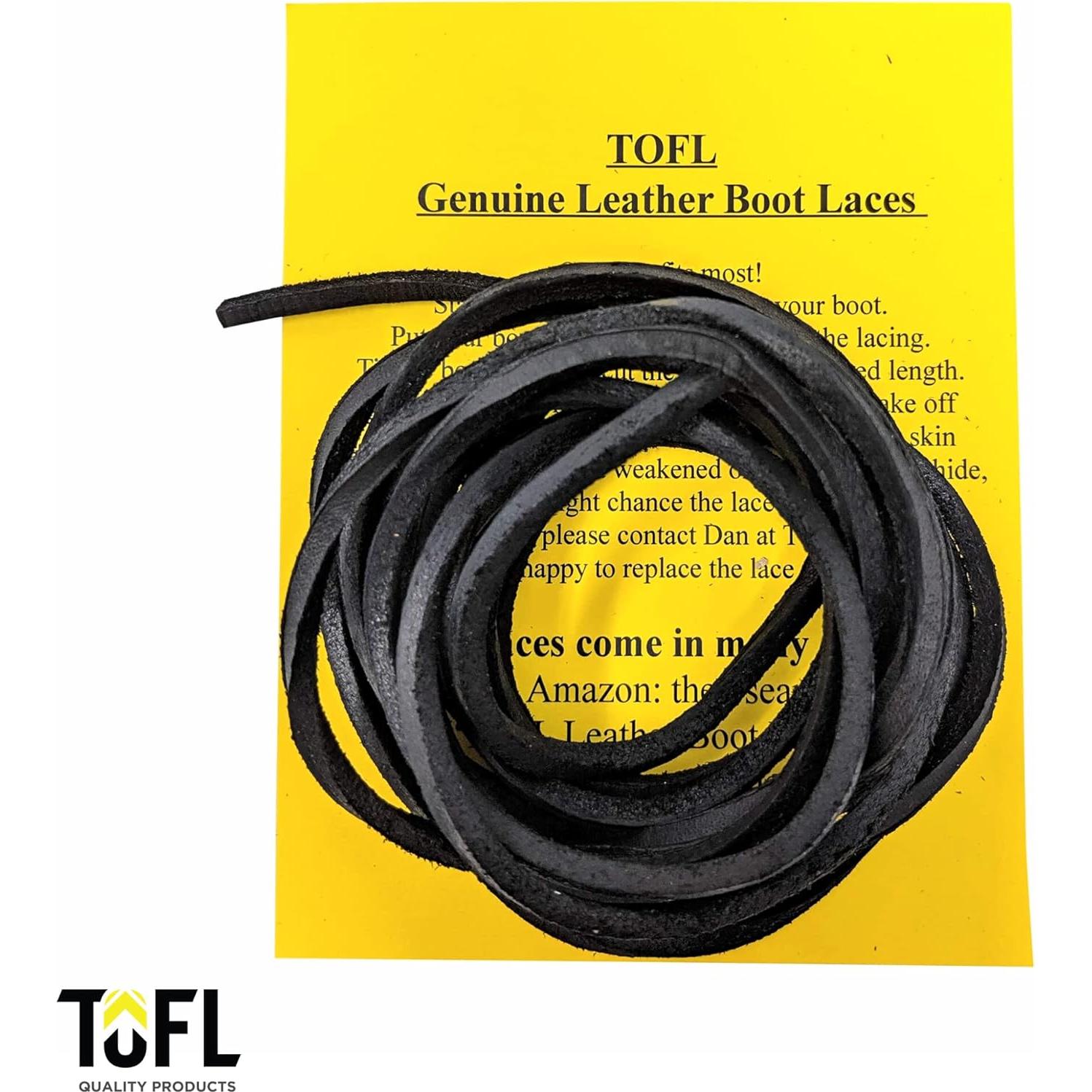 Cuerdas de Botas de Cuero TOFL 182.88 cm Alta Resistencia