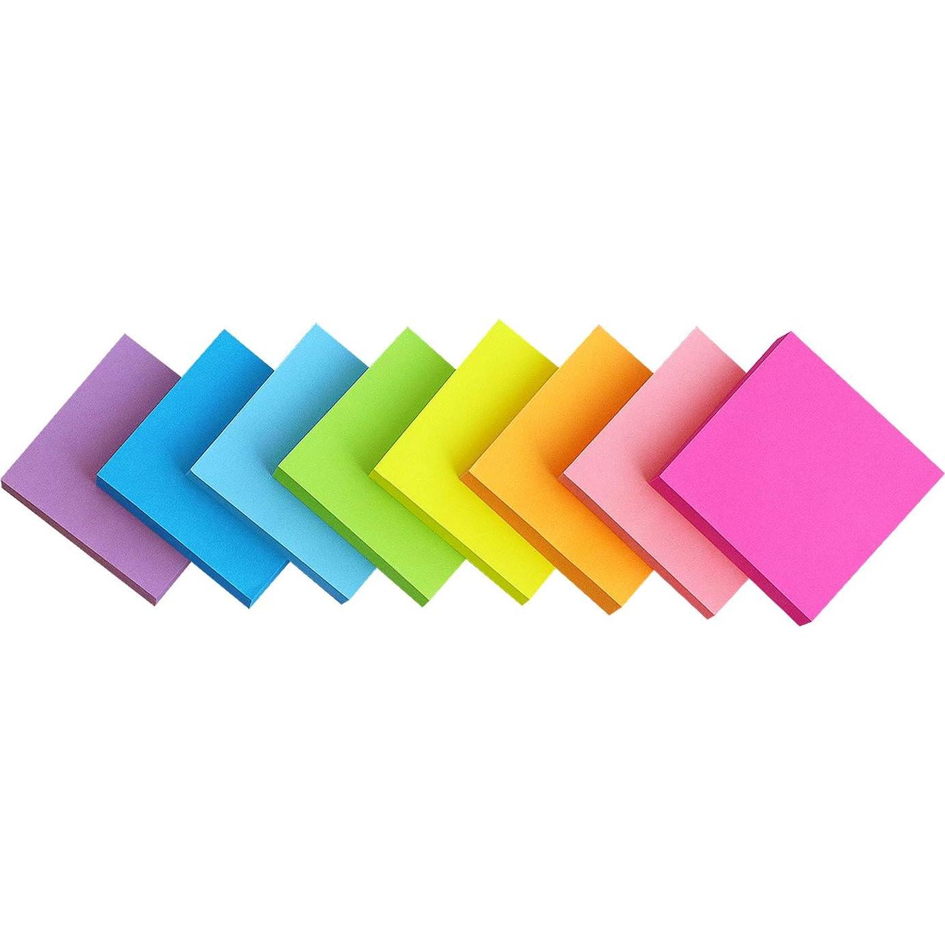 Notas Adhesivas Eastern Wolf 5x5 cm 16 Paquetes 100 Hojas