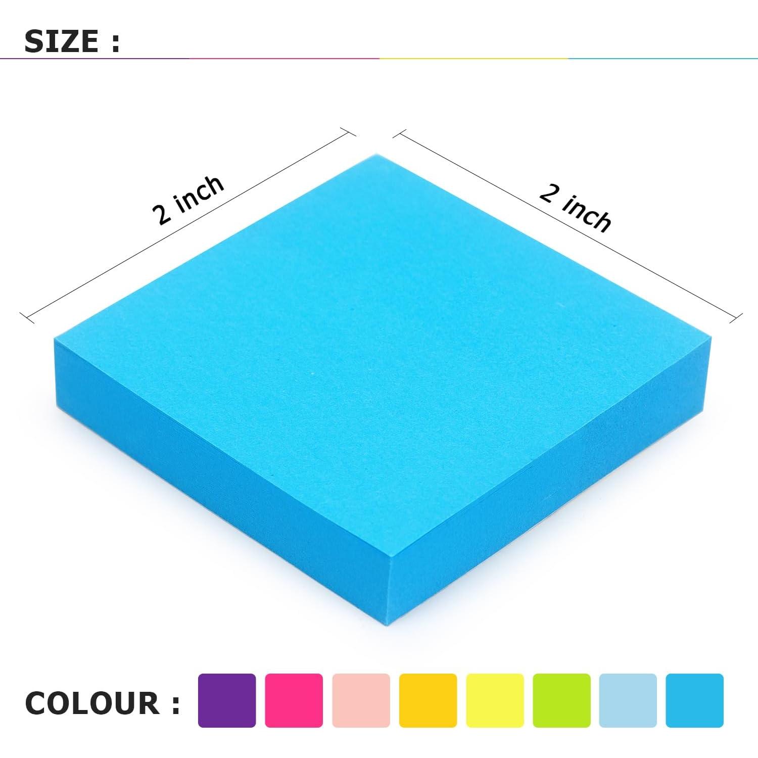 Notas Adhesivas Eastern Wolf 5x5 cm 16 Paquetes 100 Hojas