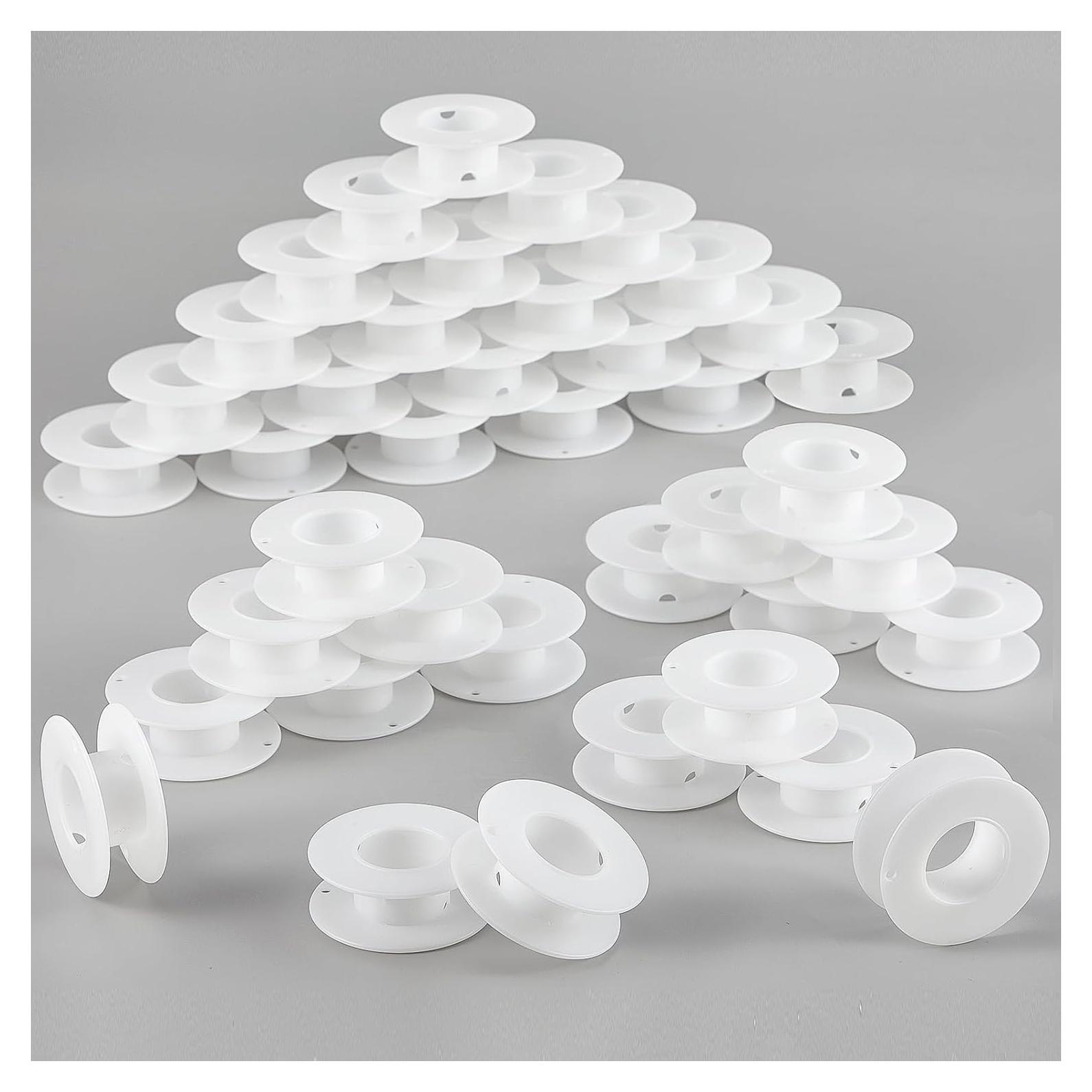 Paquete de 40 Carretes de Plástico Vacíos Weysat 5.6 cm
