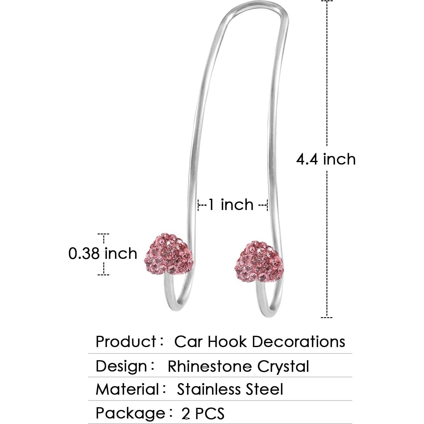 Ganchos de Reposacabezas para Coche Guoord Rosa - 2 Pcs
