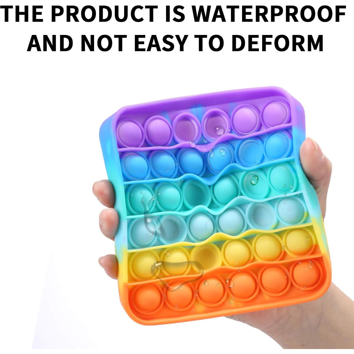 Juego de 2 Juguetes Sensoriales Pop Fidget Silicona Fpxnb