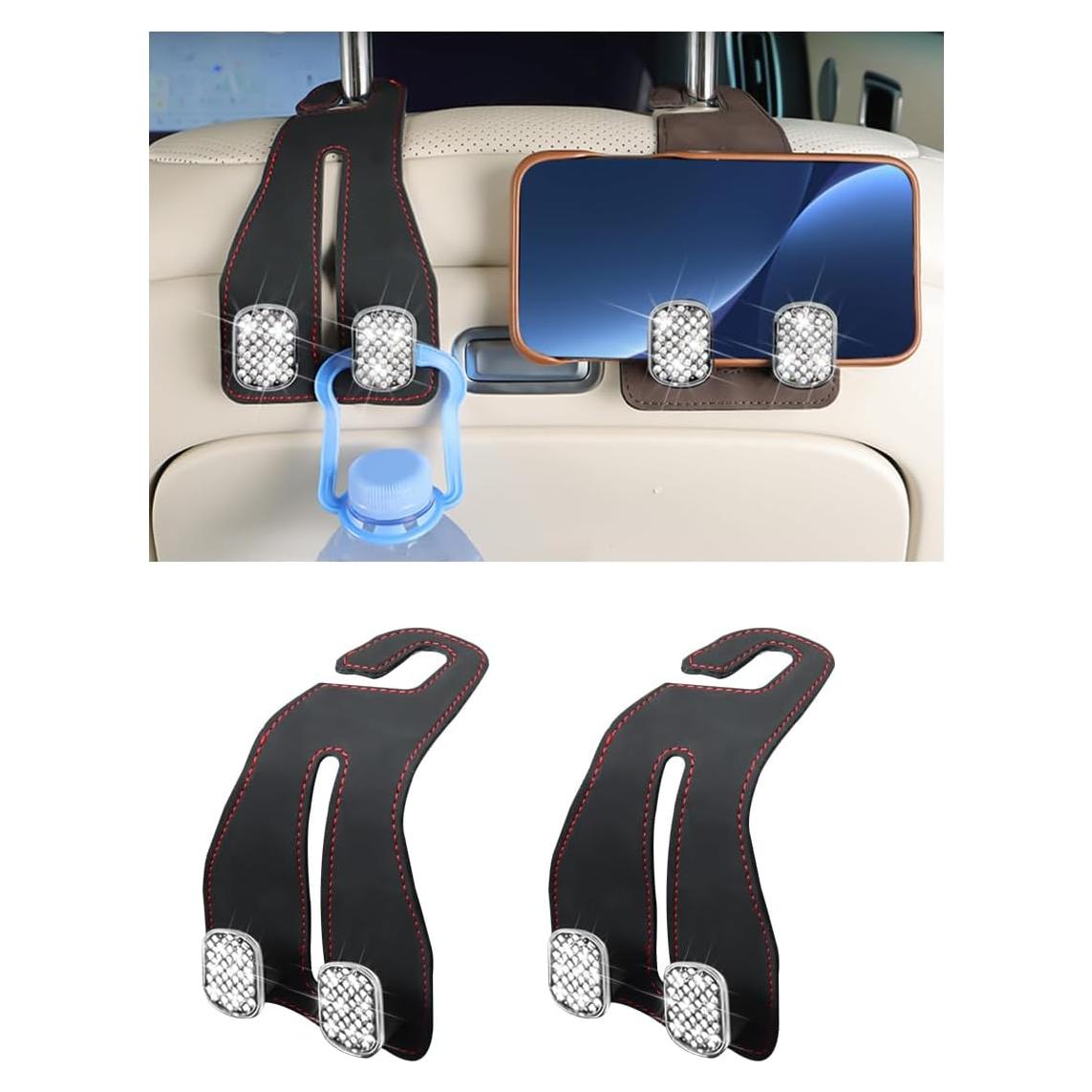 Gancho para Reposacabezas Zpana - 2 Pcs Negro Universal