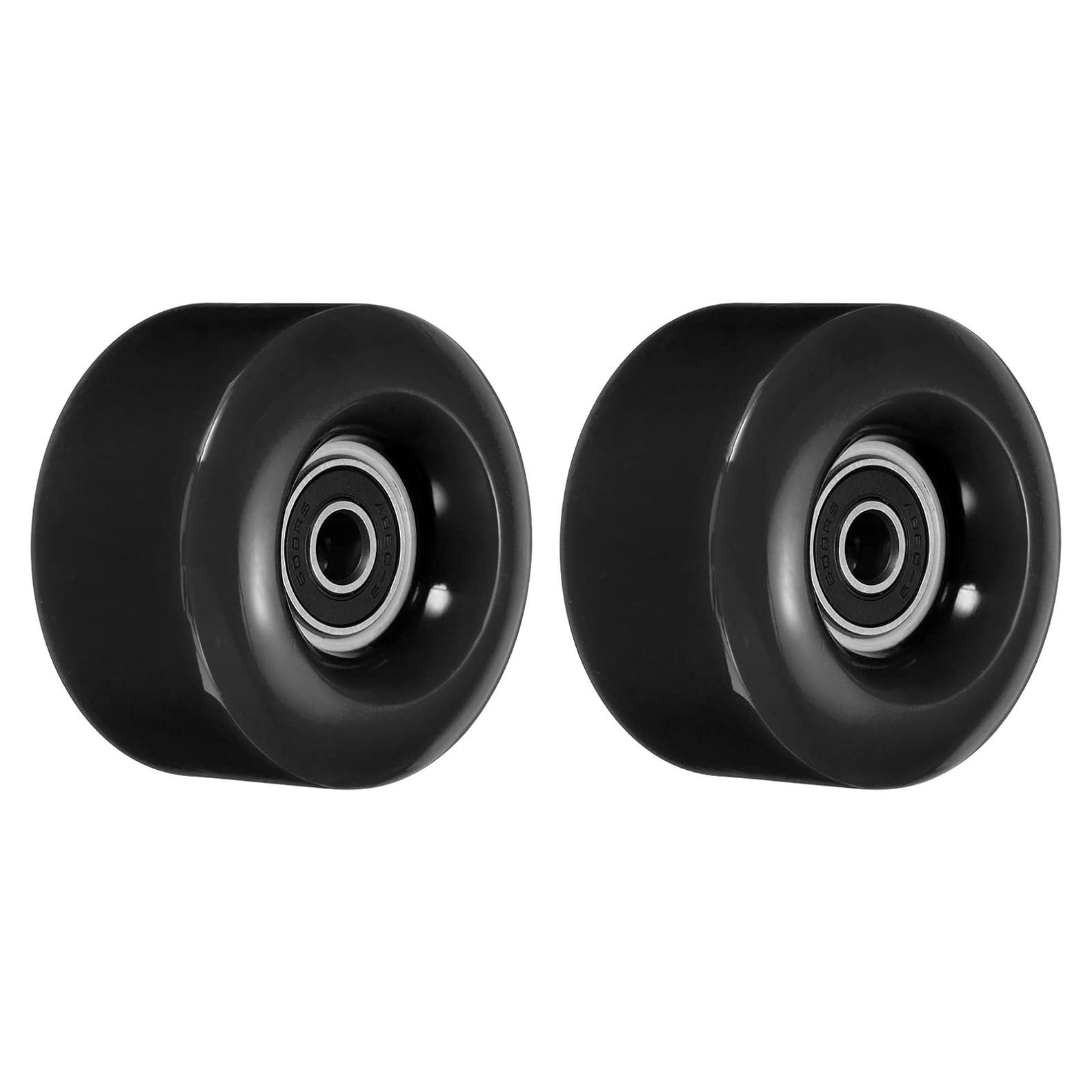 Ruedas de Patín PATIKIL PU 32x58mm Negras con Rodamientos