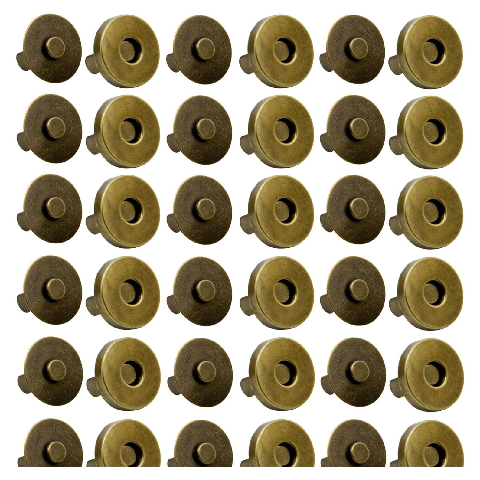 20 Sets Broches Magnéticos MYUBWTF 18mm para Coser y Manualidades