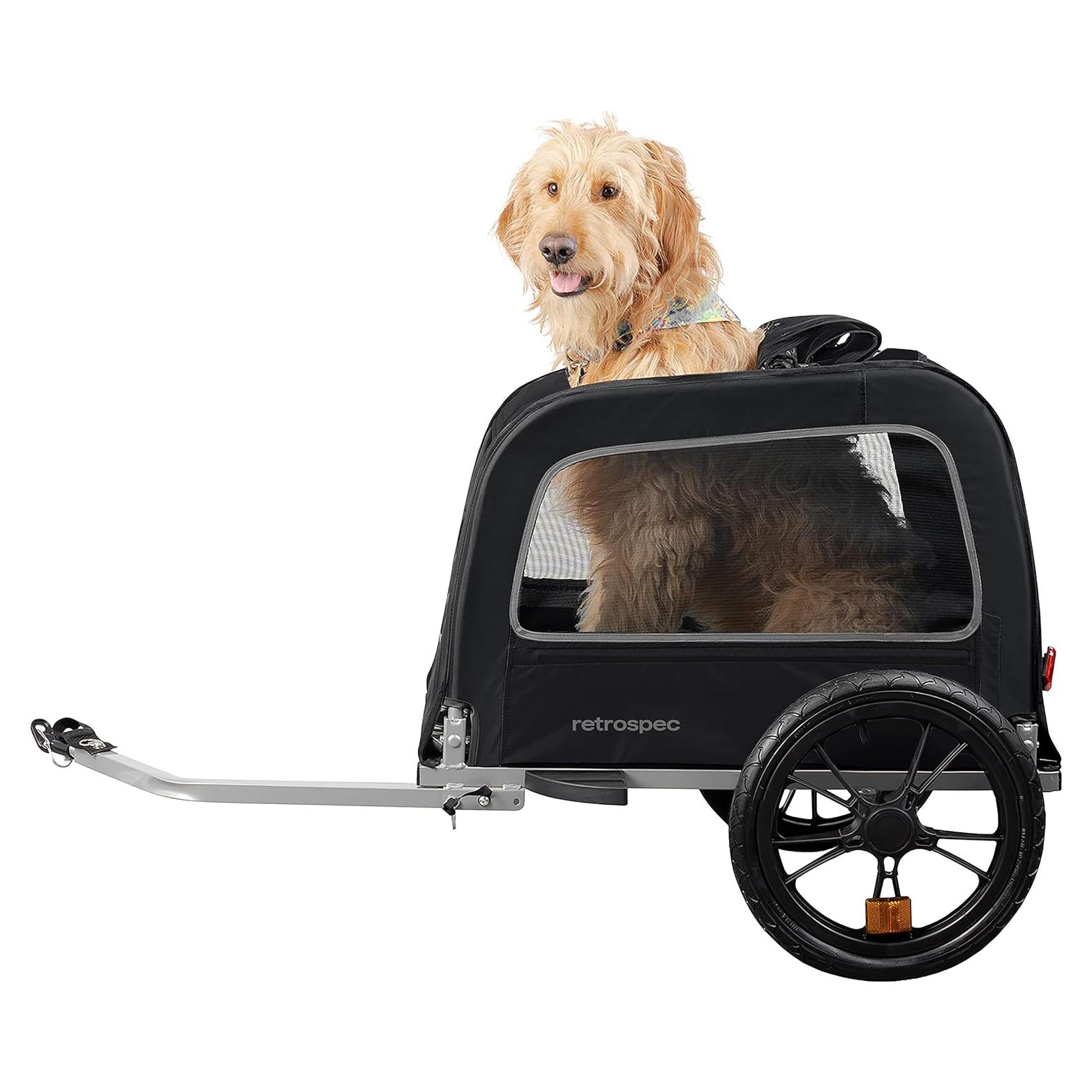 Remolque para Mascotas Retrospec Rover Waggin - Plegable, 16" Ruedas