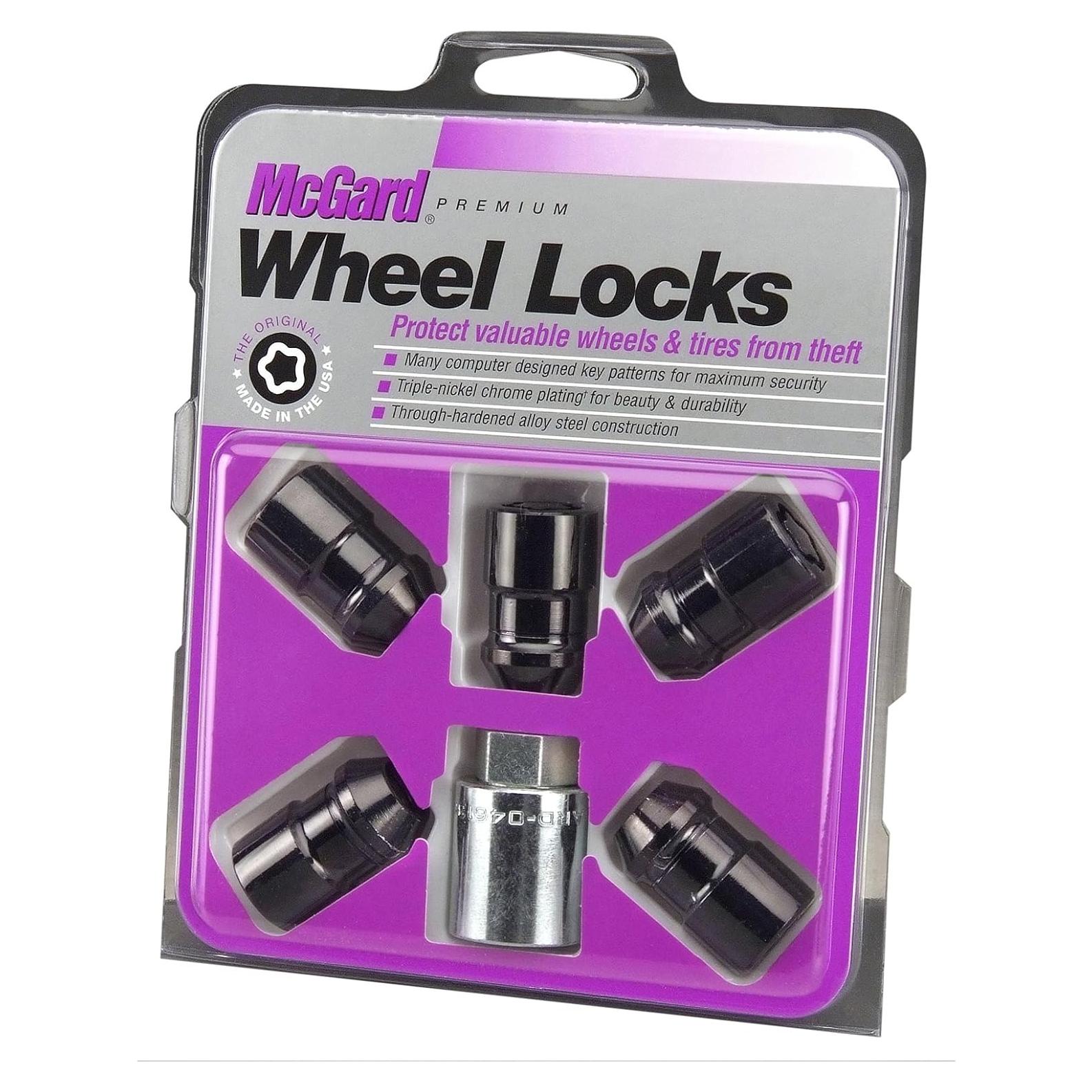 Tuercas de Rueda McGard 24526 Negras M12 x 1.5 - Juego de 5