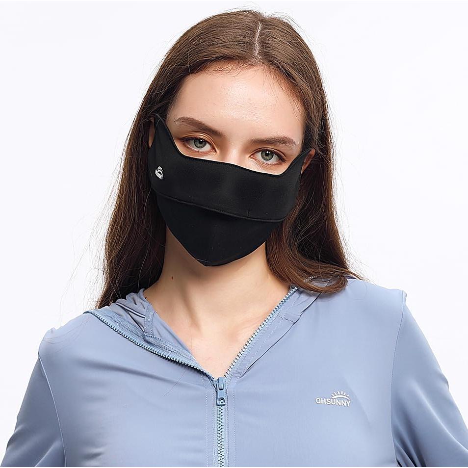 Cubierta Facial Solar UPF 50+ para Mujeres - Transpirable y Enfriamiento