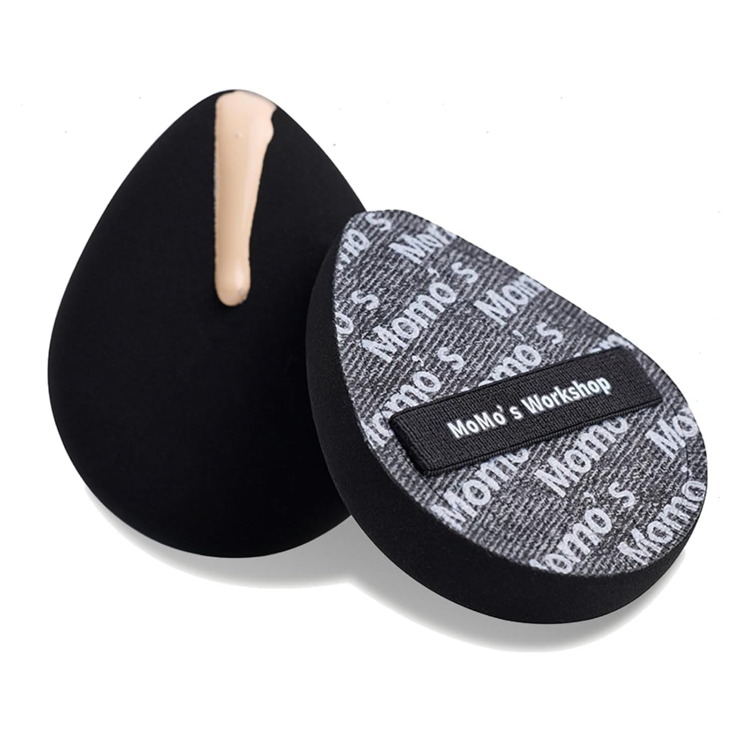 Esponja de Maquillaje Grande Taller de Momo - Puff de Espuma Negra