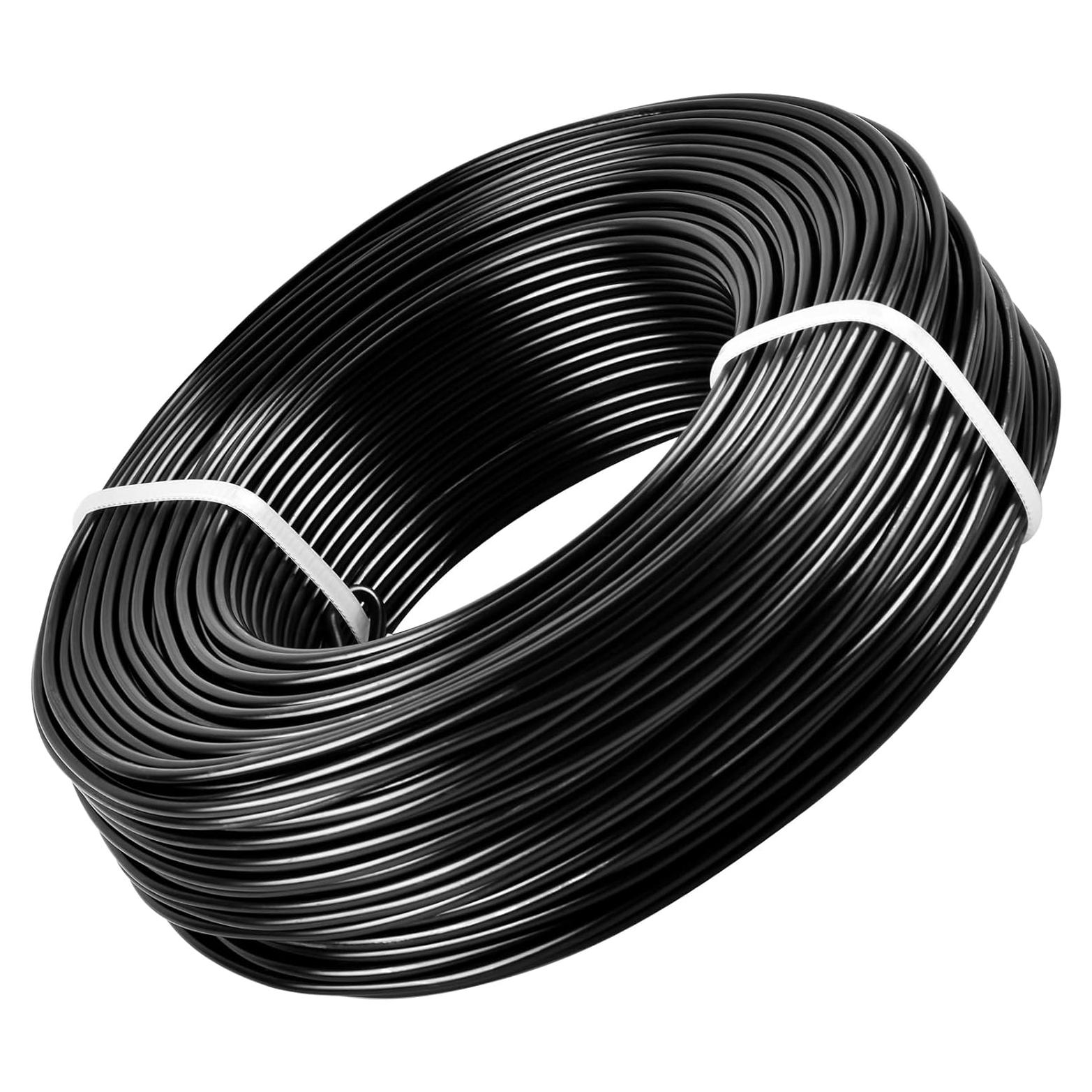 Alambre de Aluminio Negro 12 Gauge 55m para Manualidades Skartgripir