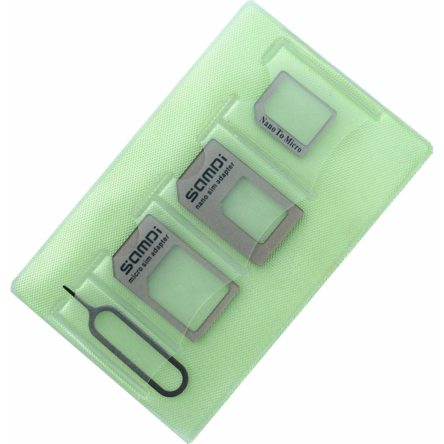 Kit Adaptador Tarjeta SIM Samdi Oro - Nano a Micro y Estándar