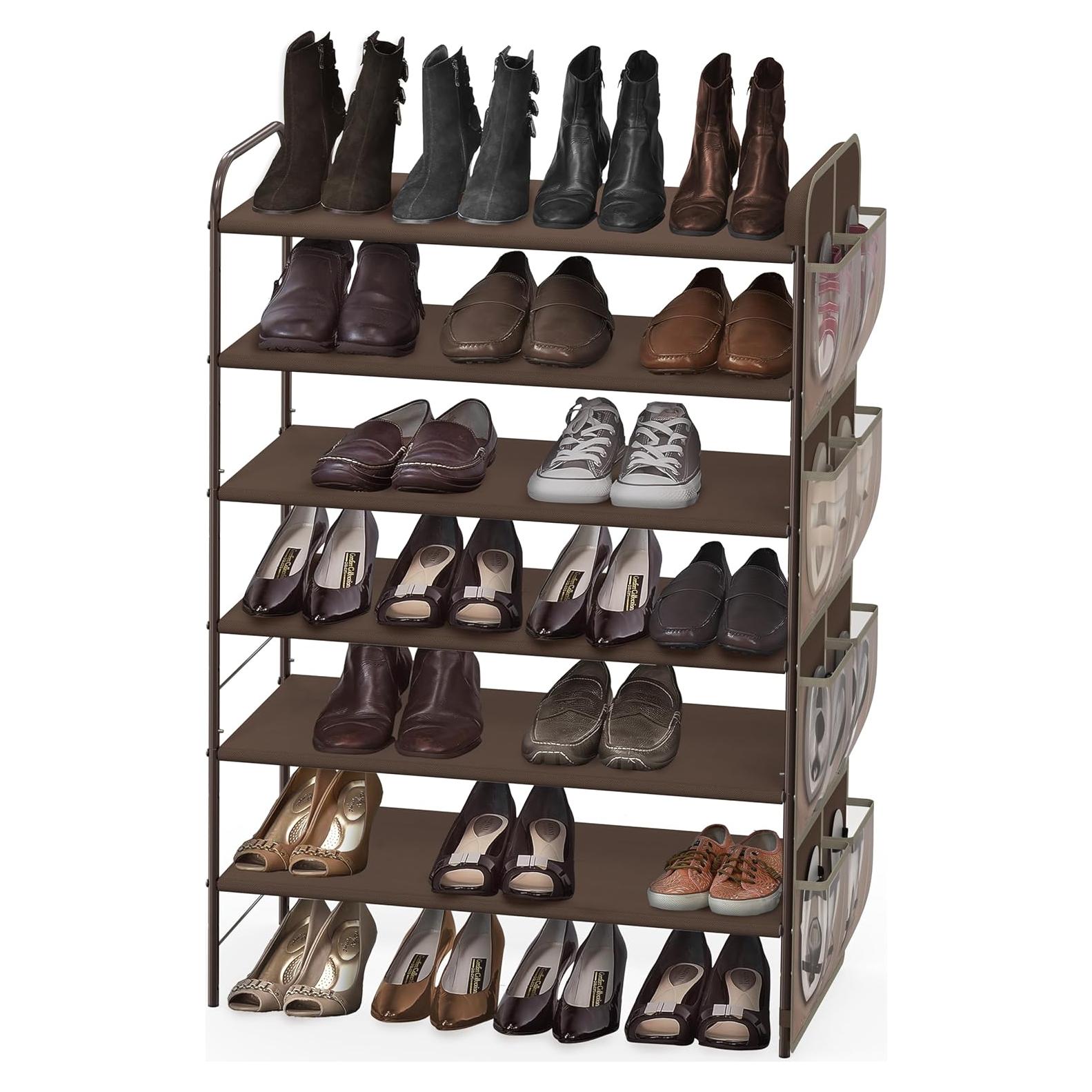 Organizador de Zapatos 6 Niveles Simple Houseware Bronce