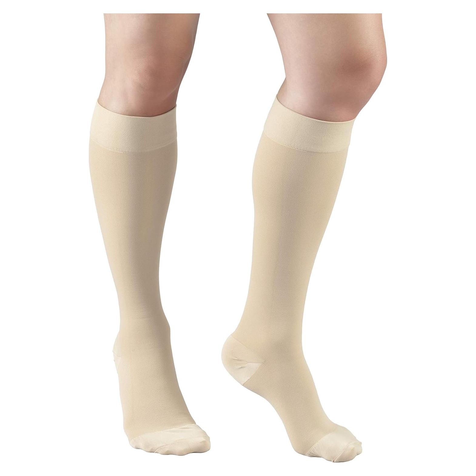 Medias de Compresión Truform 20-30 mmHg Microfibra Beige Pequeño