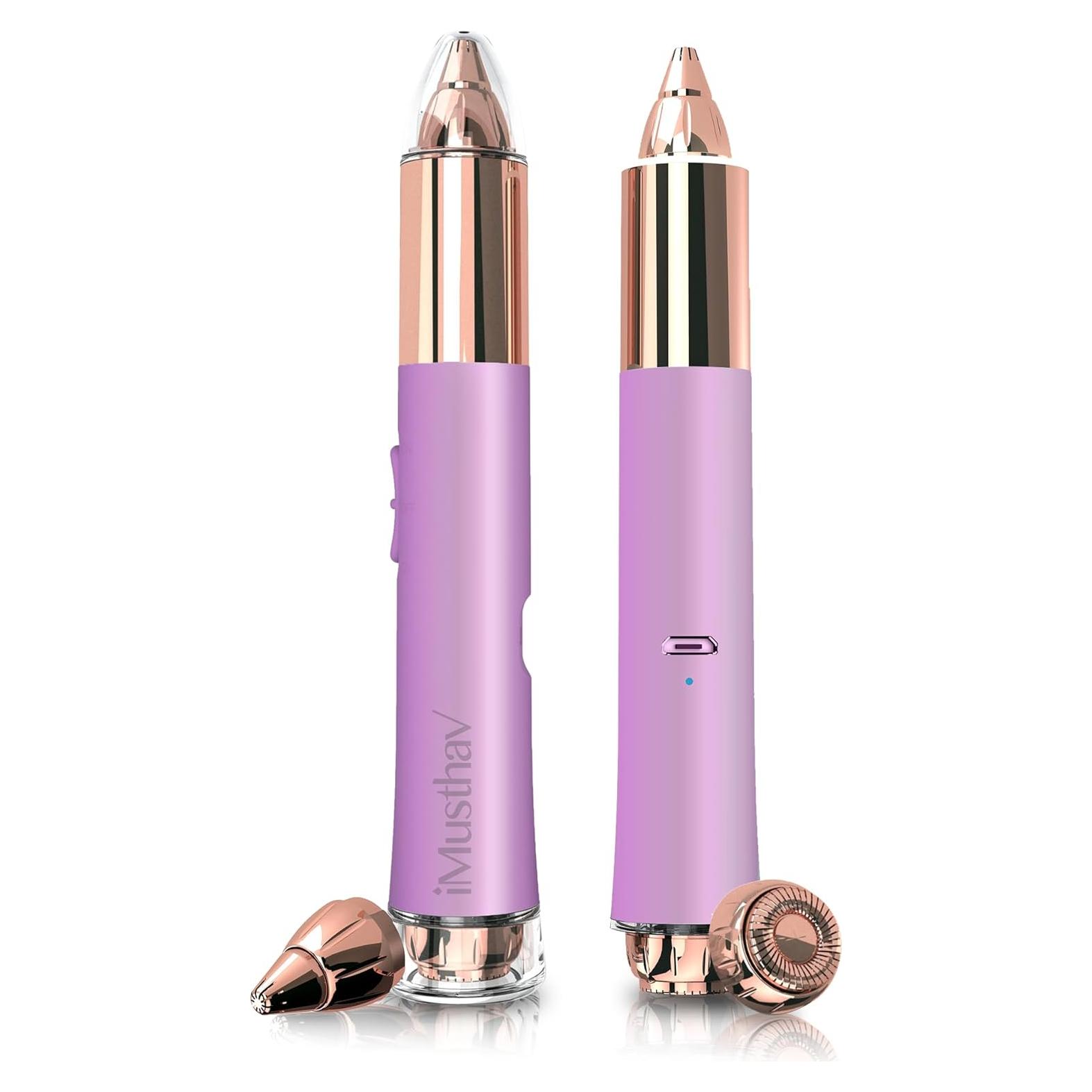 Removedor de Vello Facial y Cejas iMusthav 2 en 1 Recargable USB