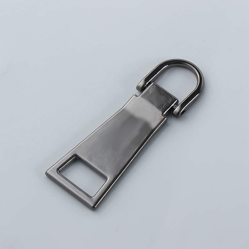 Tirador de Cremallera de Metal HODASHI - Reemplazo M Negro