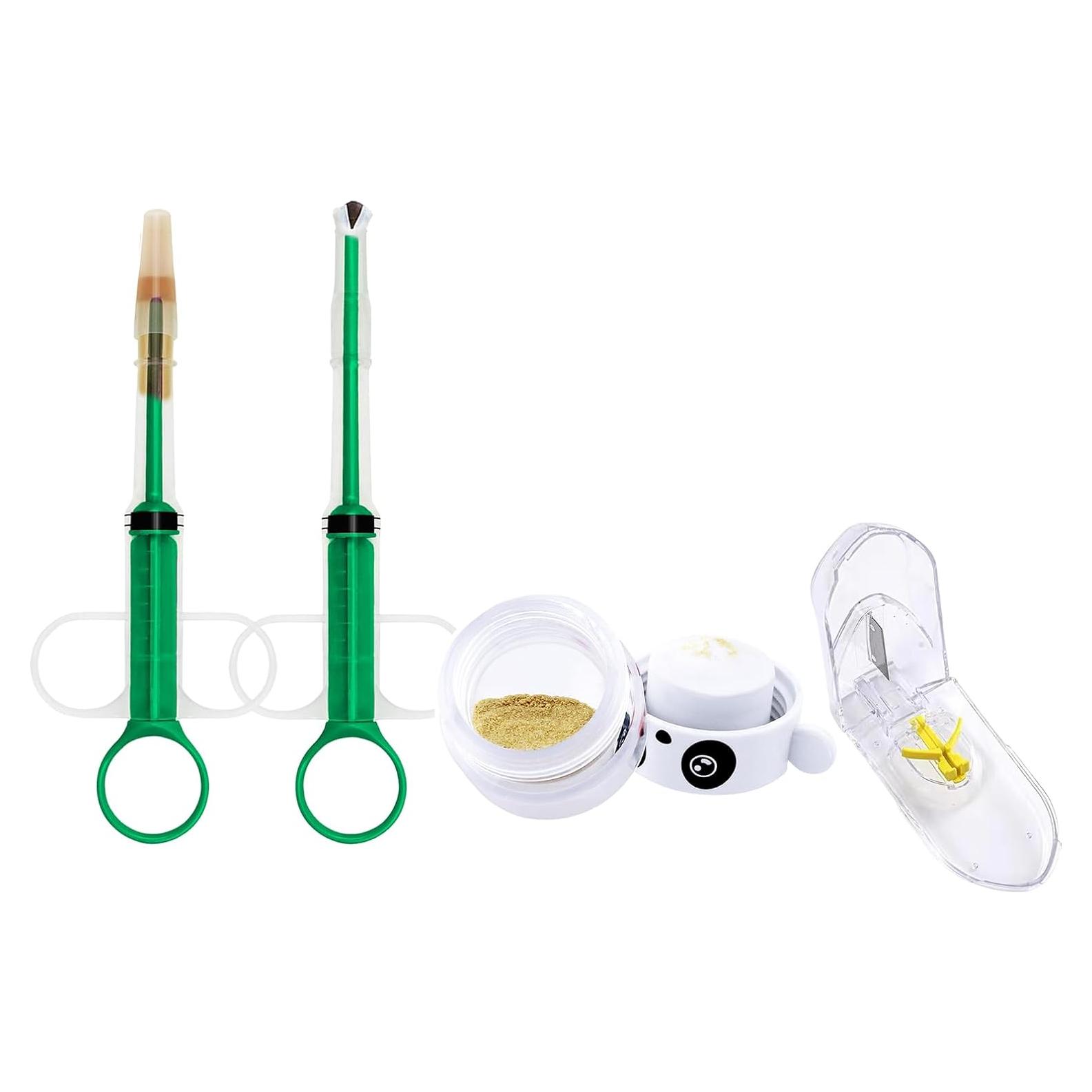 Dispensador de Medicamentos para Mascotas Giiiiump 4 en 1 Verde