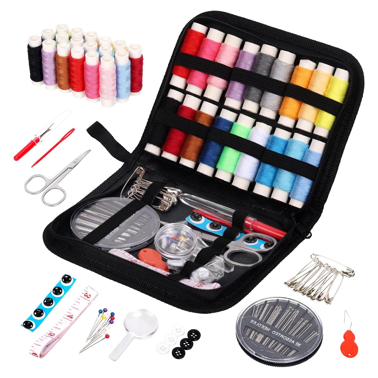 Kit de Costura Rustark 86 Piezas con Bolsa Portátil