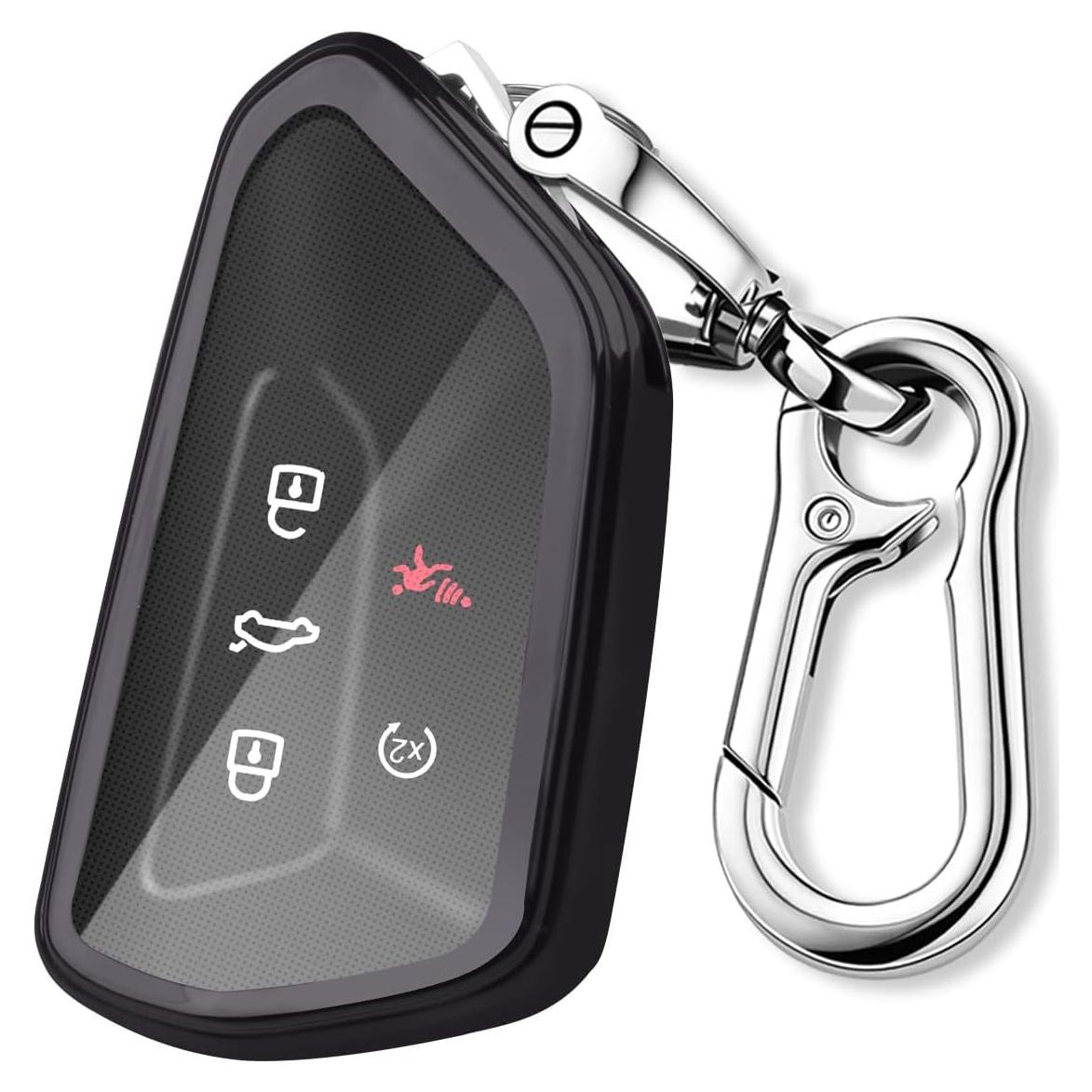 Funda de Llave QBUC para Volkswagen ID.4 Golf GTI - Negro