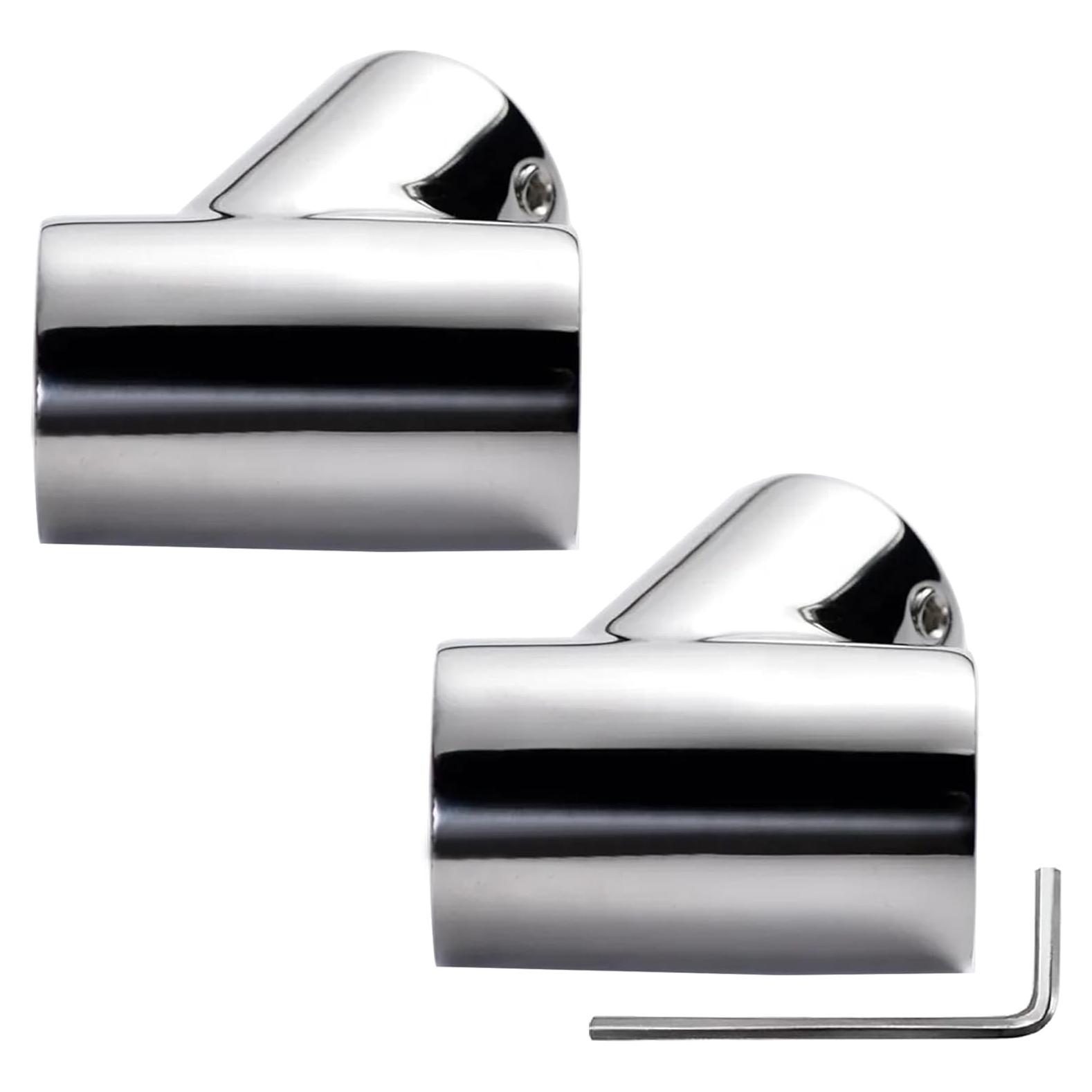 Accesorio de T de Pasamanos YANYUCB Acero Inoxidable 316 - Paquete de 2