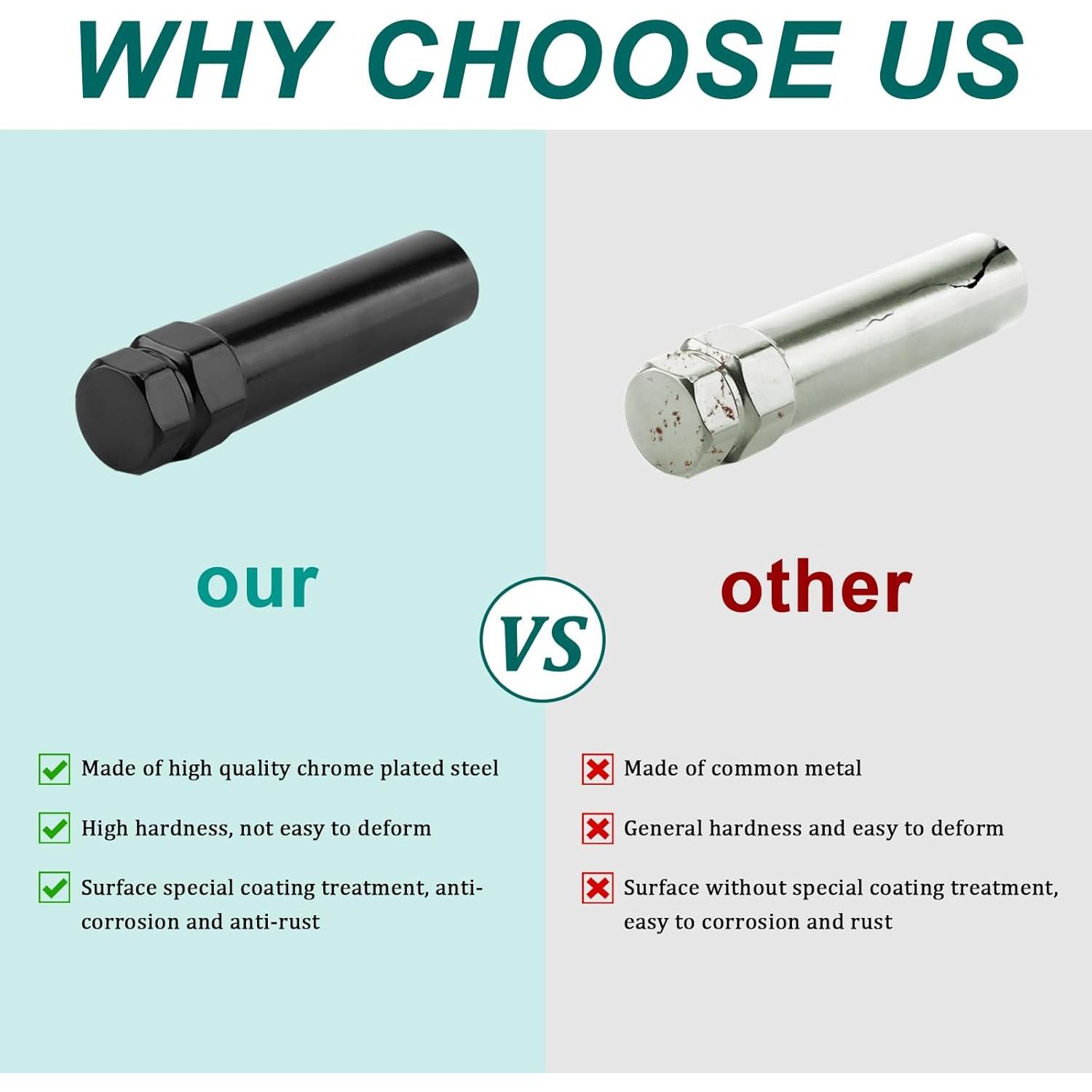 Llave de tuerca de 6 puntas grande vvag 21mm 22mm acero cromado