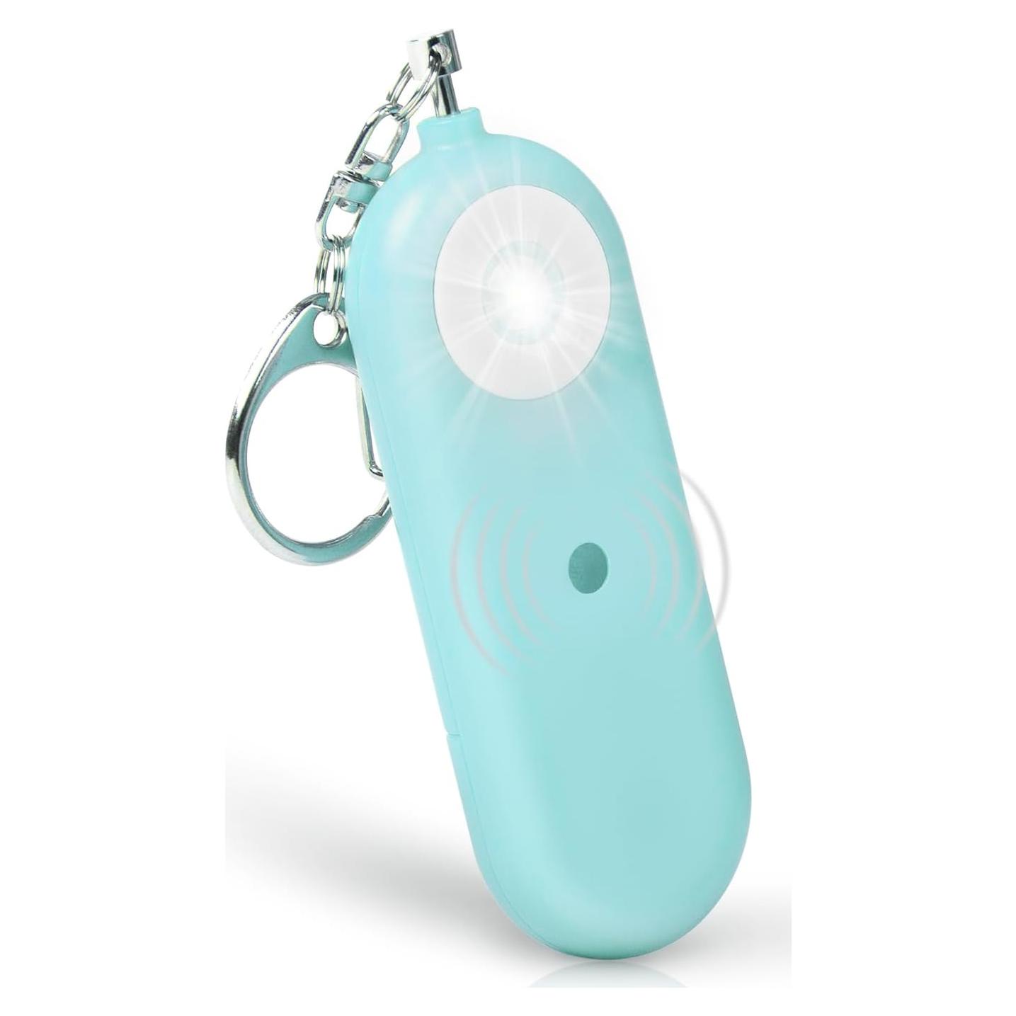 Alarma de Seguridad Personal MtMinn 130dB con Luz LED - Aguamarina