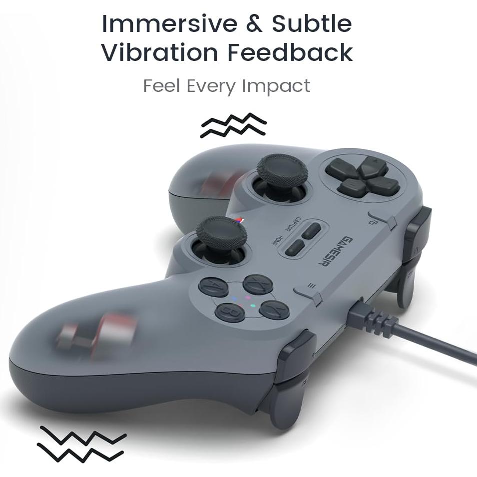 Controlador GameSir Tegenaria Lite para PC y Consolas - Gris