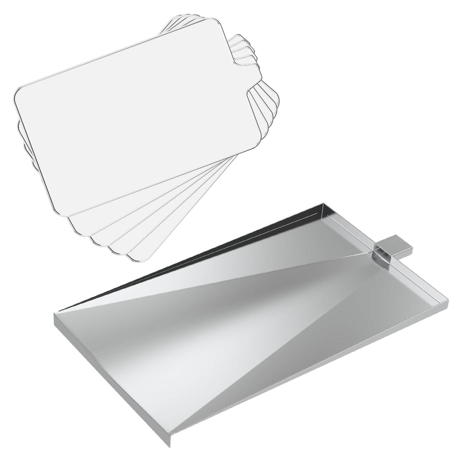 Bandeja de Goteo Traeger SUB025 de Acero Inoxidable 47x30.5cm
